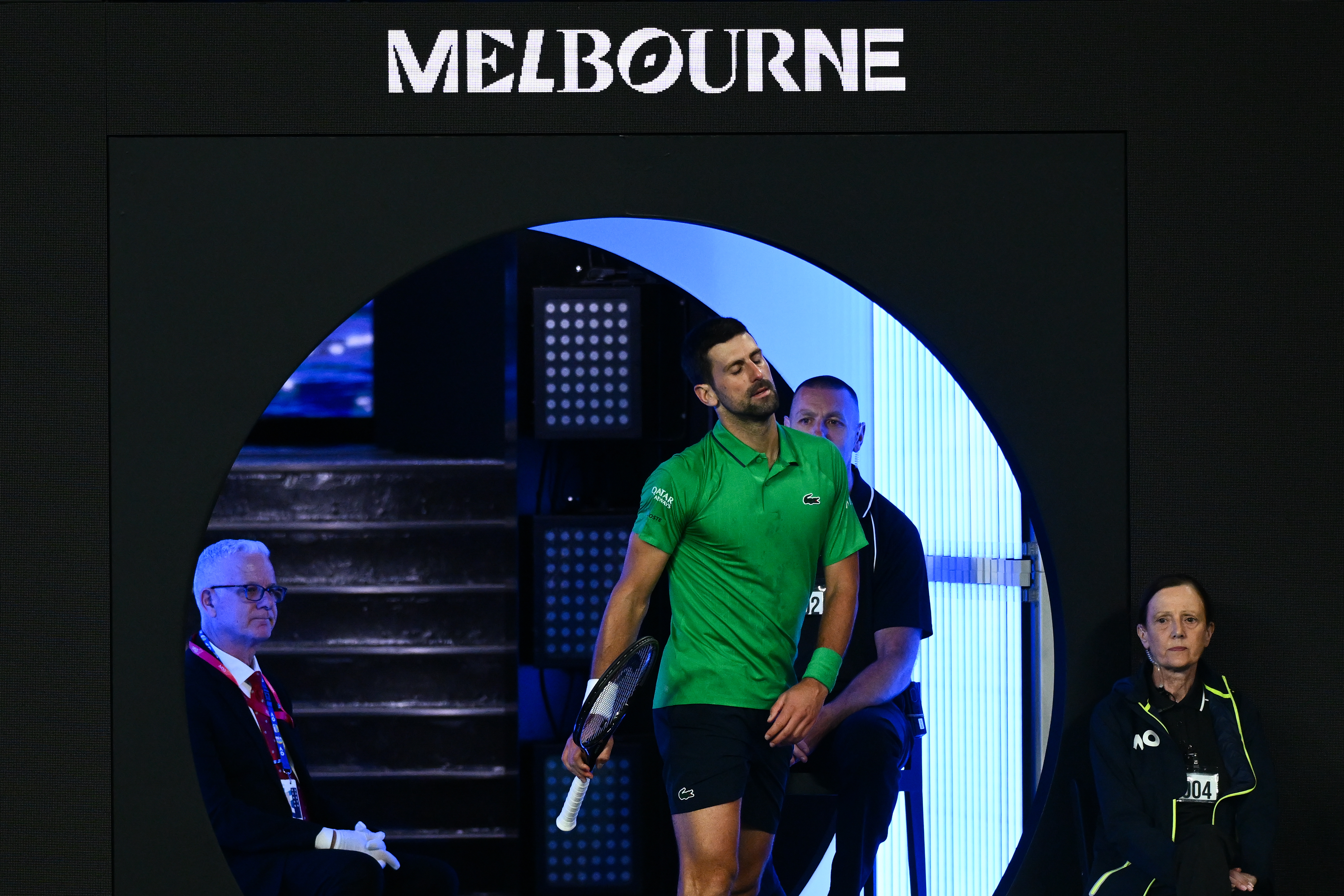 epa12697071 Novak Djokovic of