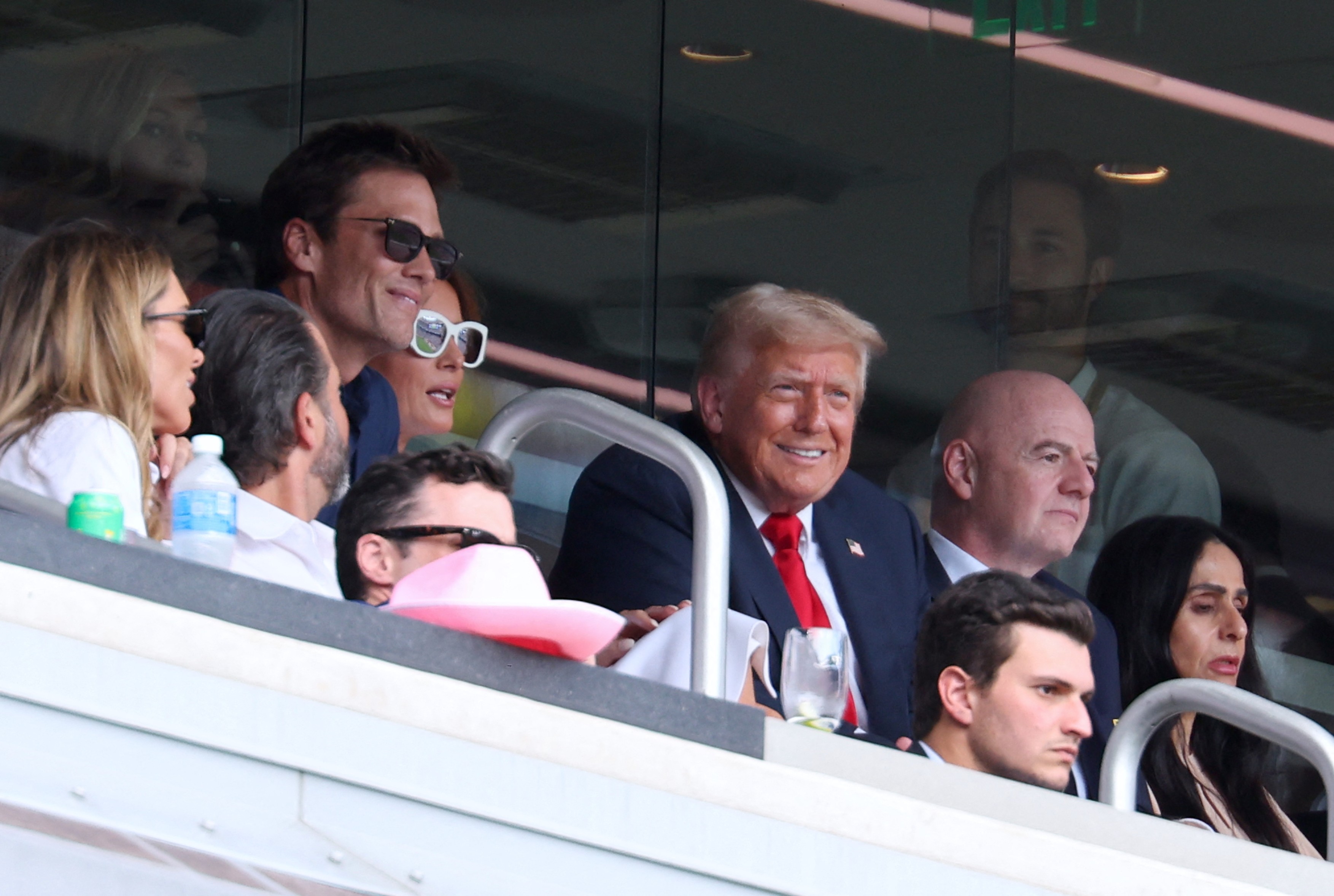 Tom Brady with U.S President Donald Trump
