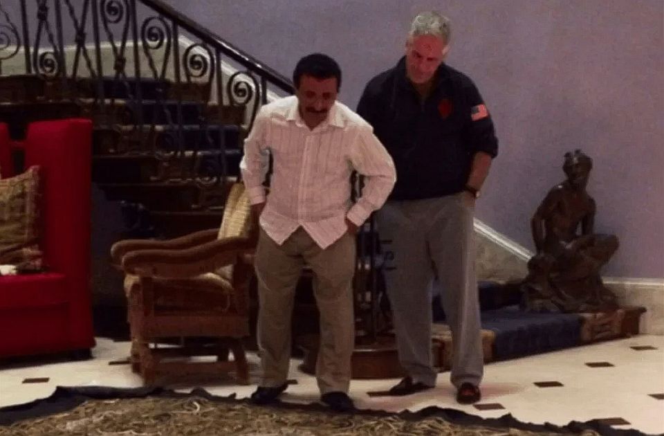 Sultan Ahmed Bin Sulajem, šef kompanije DP World koja je vlasnik Luka Novi Sad, Džefri Epstin,