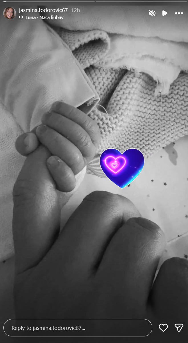 Printskrin Instagram/jasmina.todorovic67