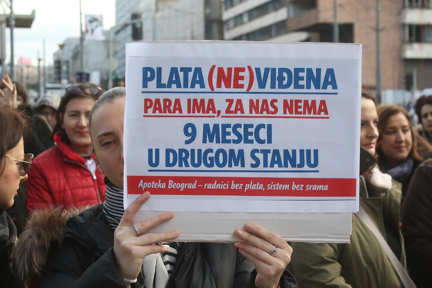 Apoteka Beograd   Protest radnika Apoteka Beograd