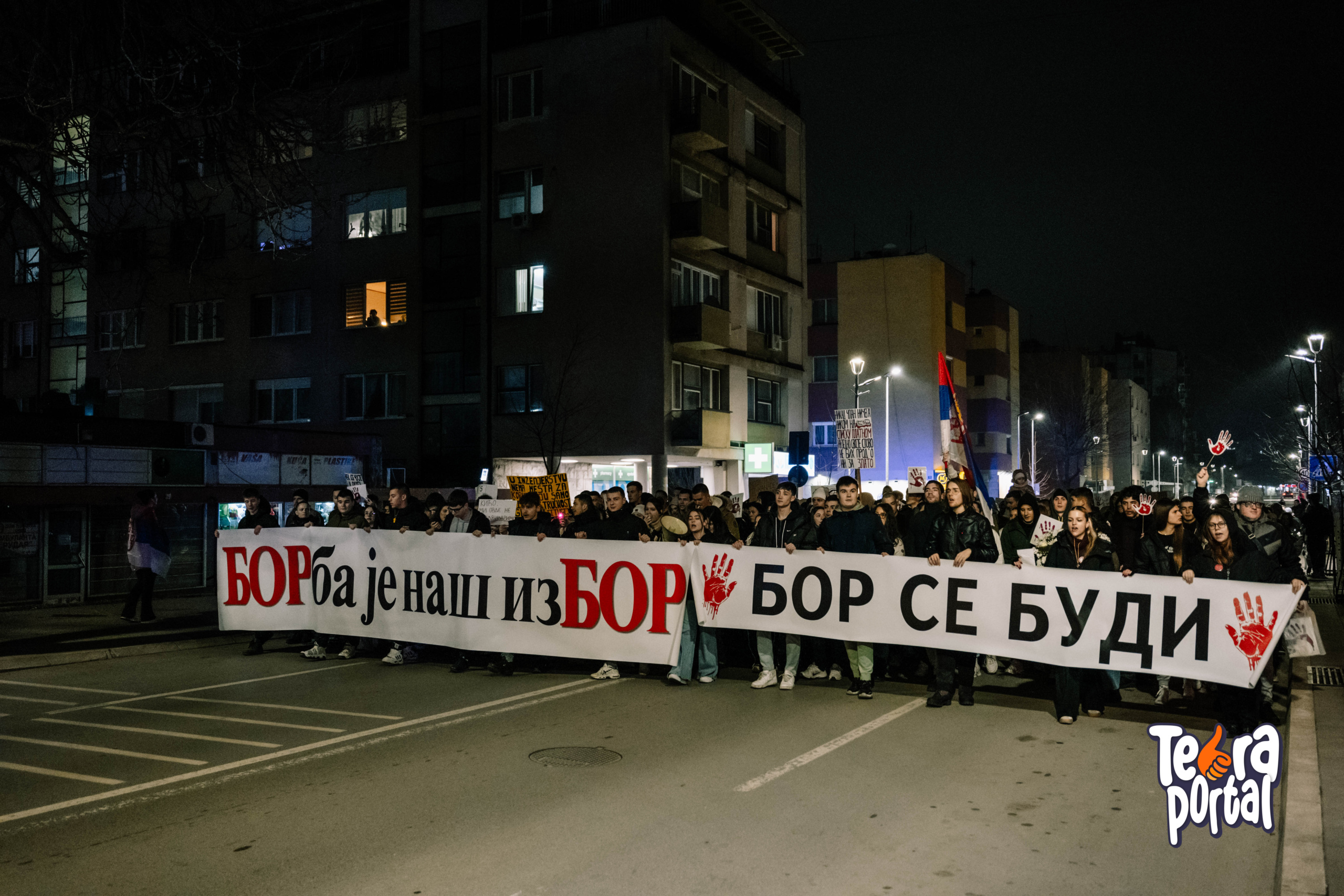 Borba je naš izbor, Bor, protest