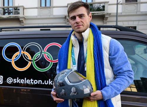 Ukrainian skeleton athlete Vladyslav Heraskevych