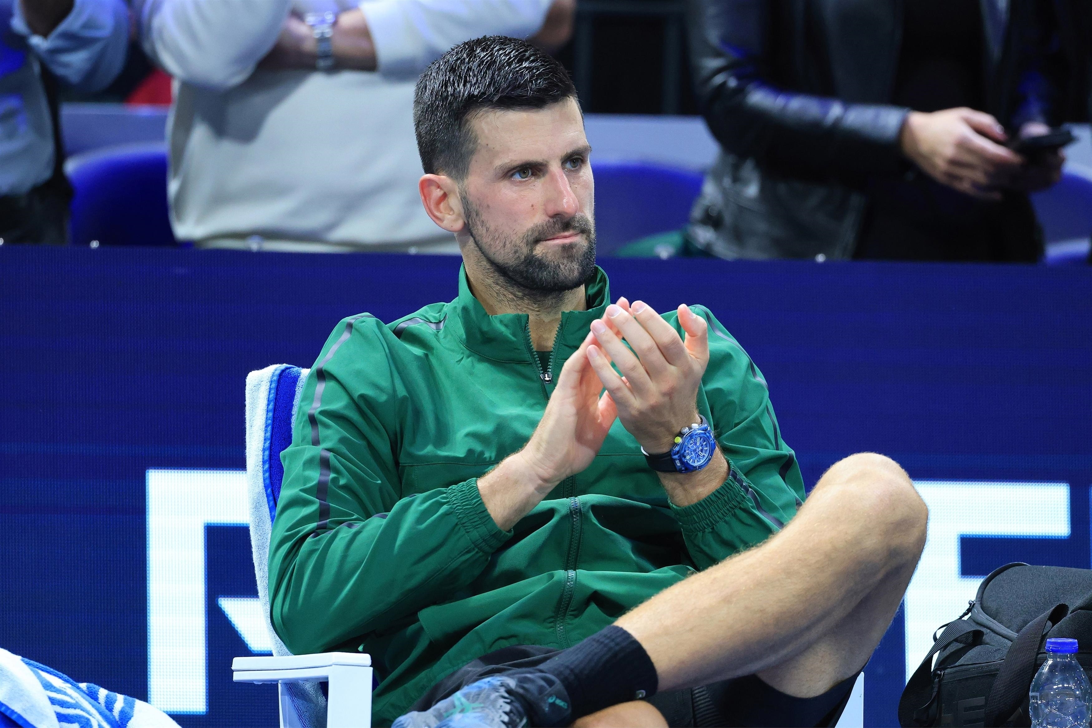 Athens, GREECE The Serbian tennis Player Novak Djokovic