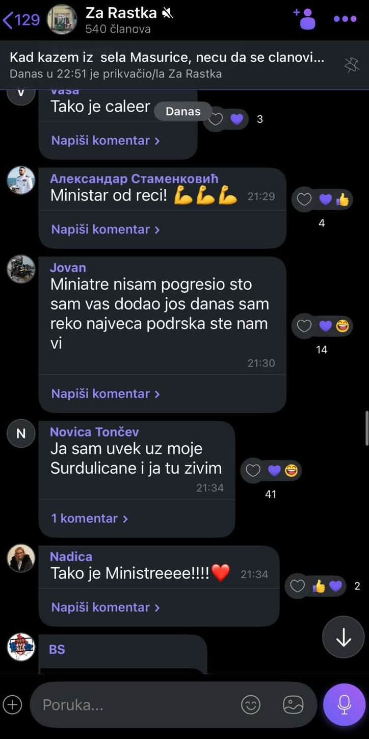 Surdulica linč viber