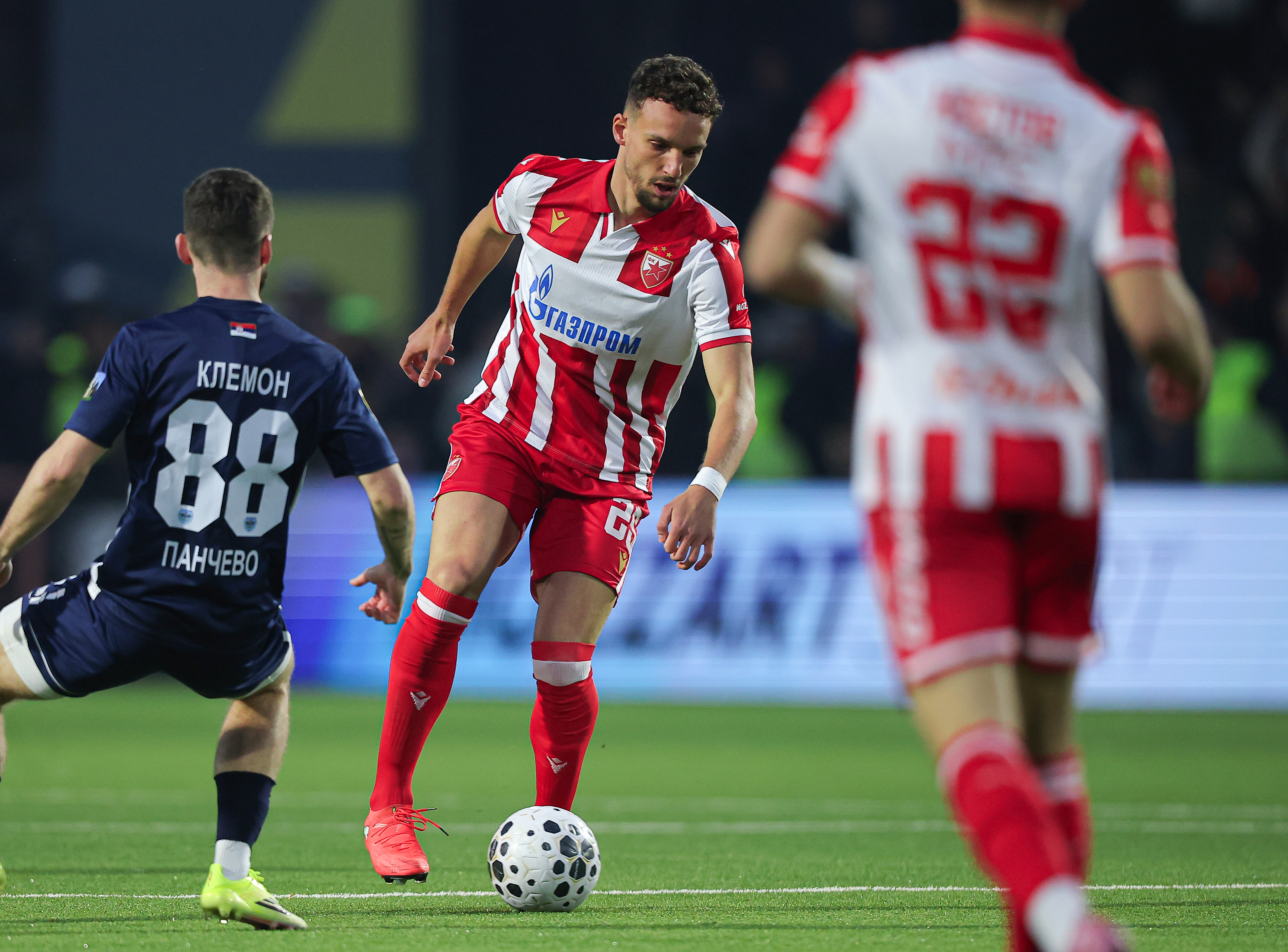 Serbian Superleague football match - Crvena Zvezda (Red Star) vs Zeleznicar Pancevo