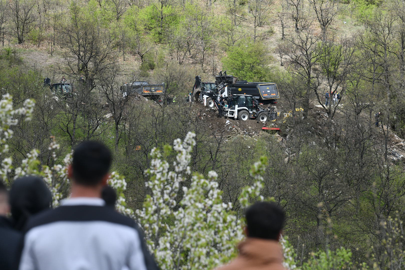 Bor Banjsko polje 04. april 2024. Divlja deponija na kojoj se nalazi telo Danke Ilic . Policija