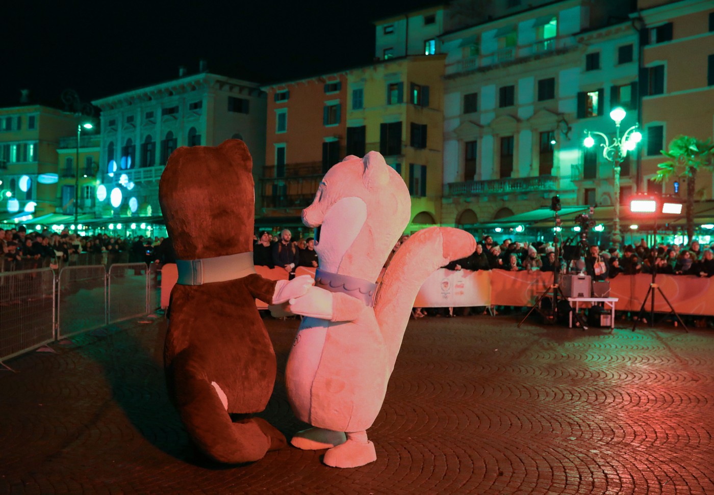 The Olympic mascots MILO