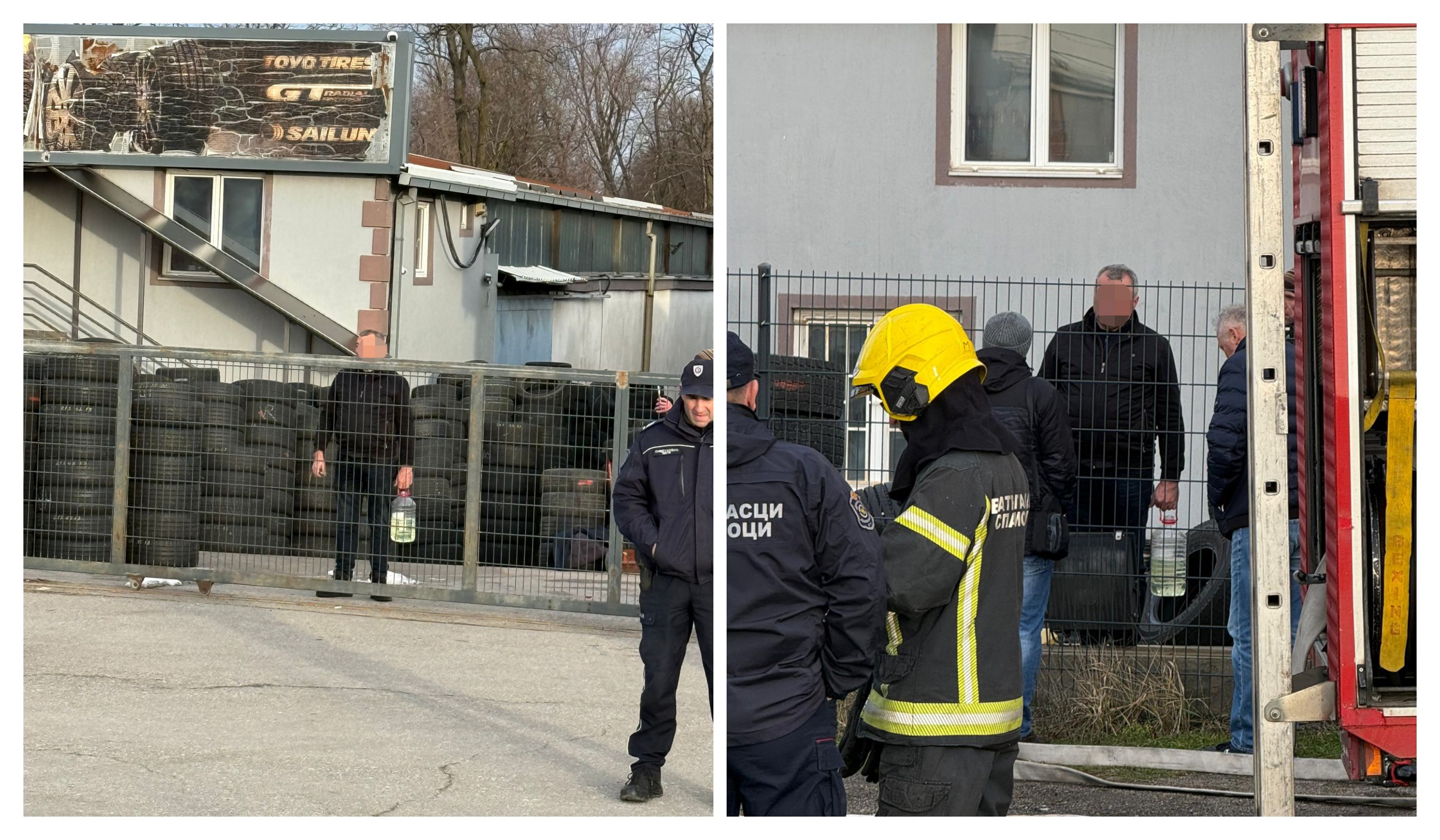 Čovek u Sremčici pretio da će se zapaliti