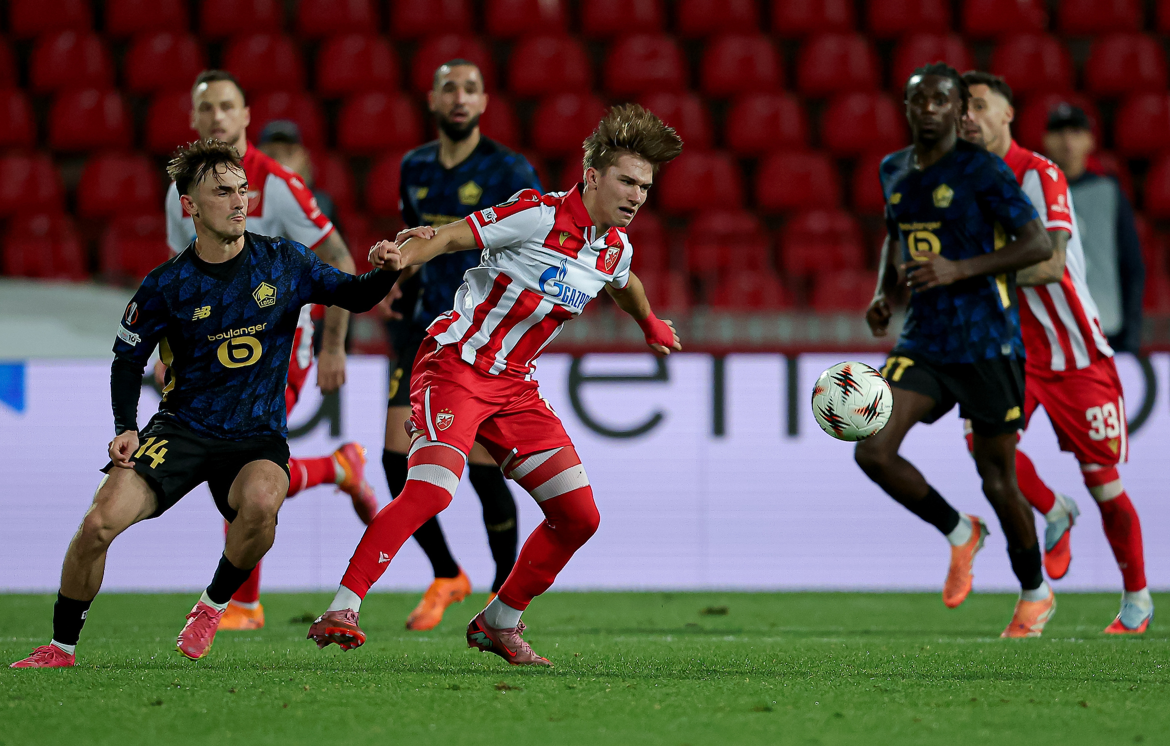 Vasilije Kostov na meču Crvena zvezda - Lil u Beogradu