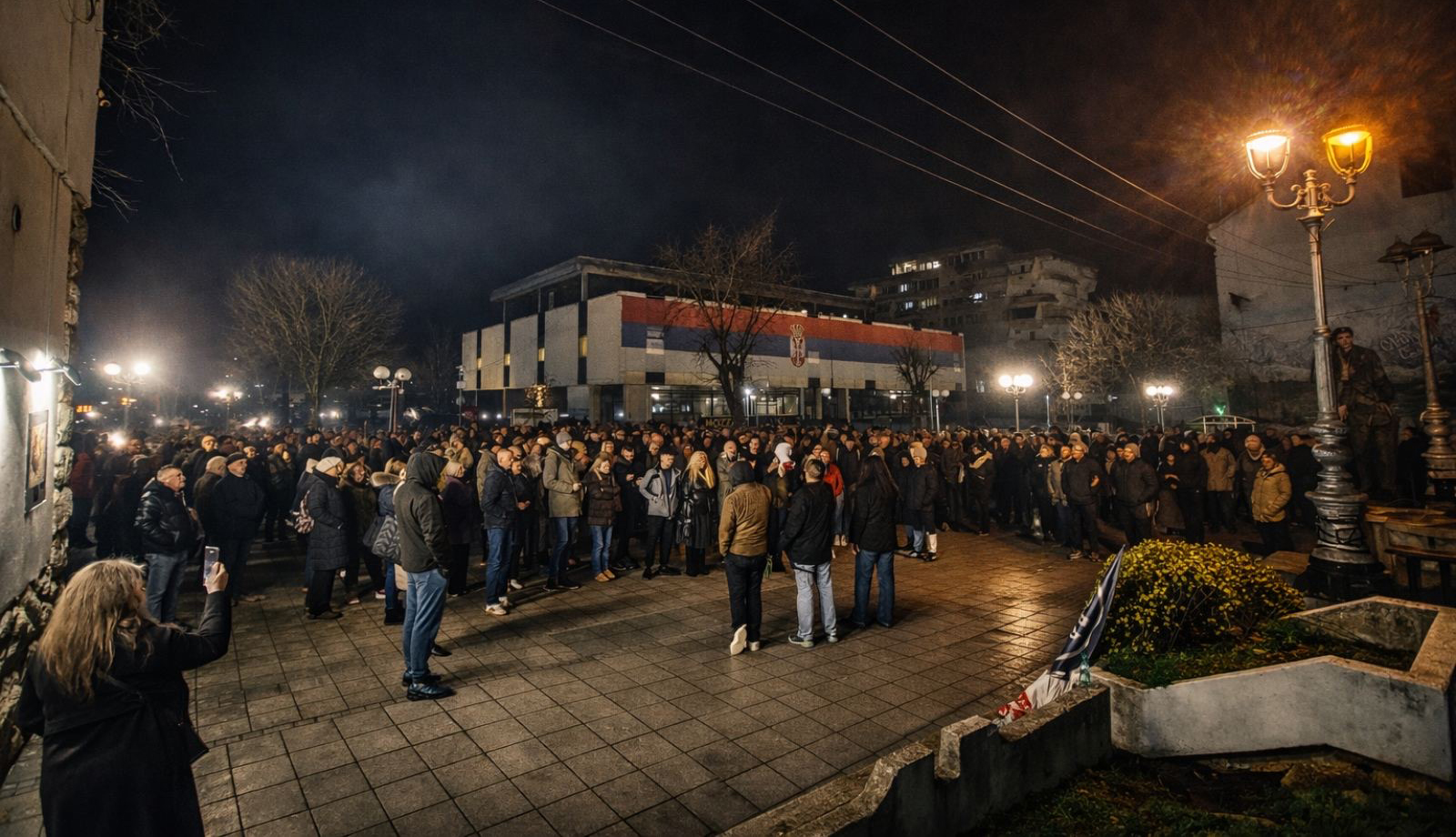Lazarevac protest, protest u Lazarevcu