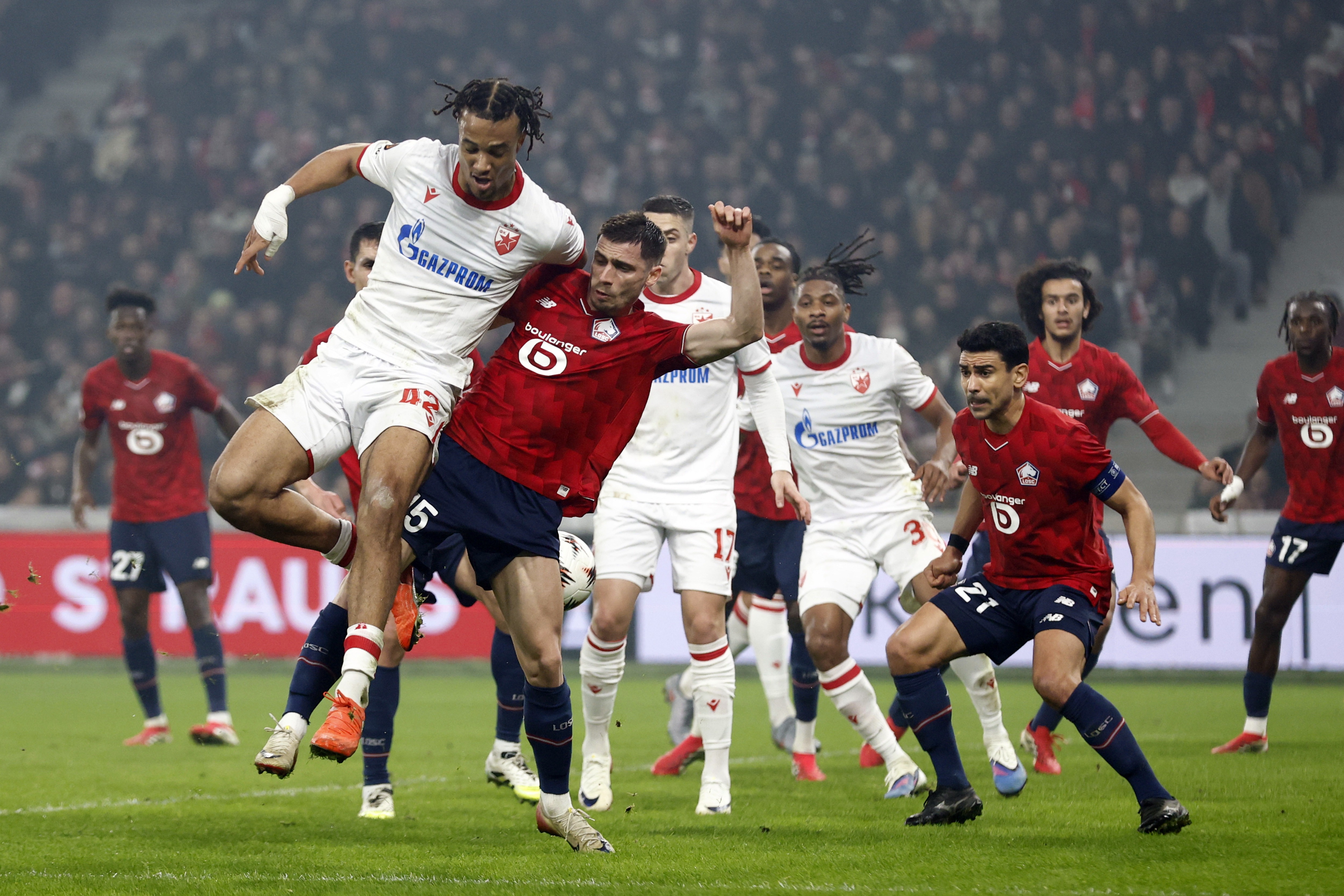 Džej Enem na meču Lil - Crvena zvezda