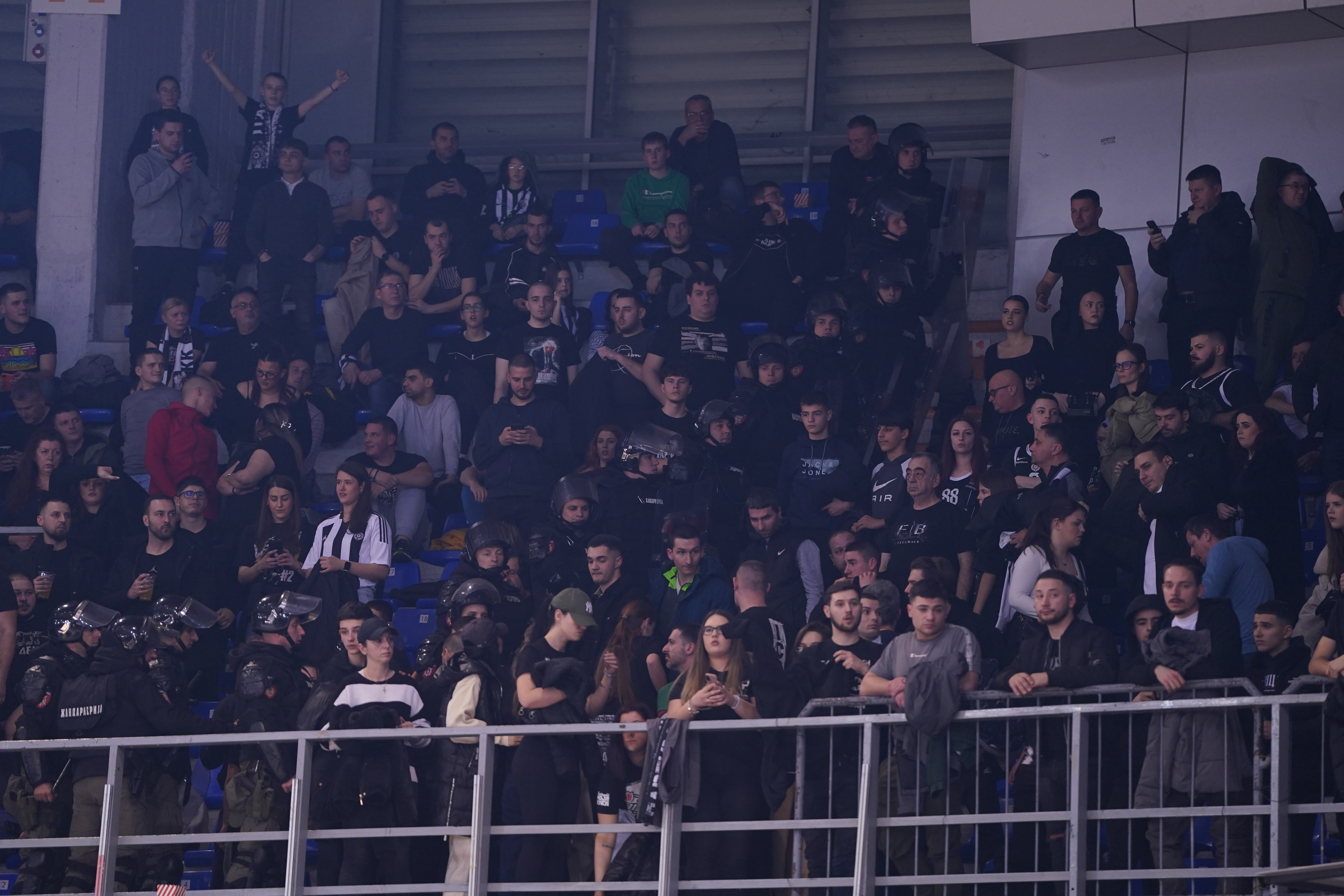 during the Kup Radivoja Koraca Season 2025-2026 Semi Final match between Partizan and Mega