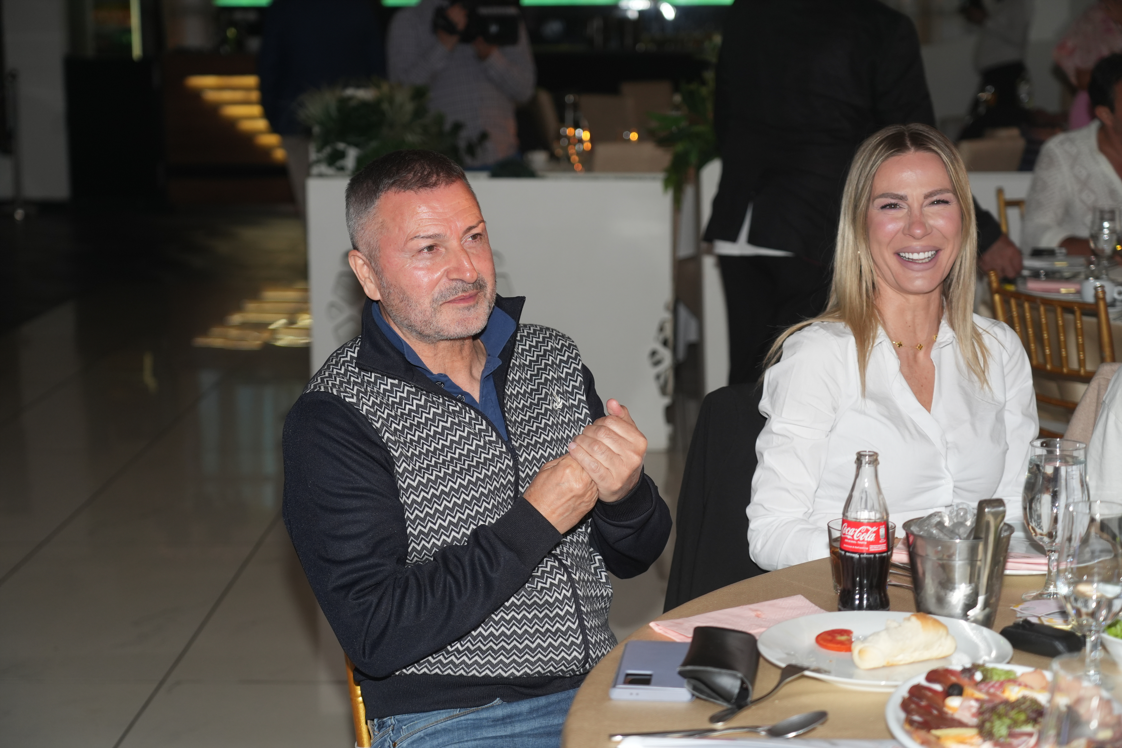 Kompozitor Steva Simeunovic i pevacica Zorana Simeunovic organizovali su proslavu prvog rodjendana i krstenje cerke Jovane u Stadion event centru. Photo: Antonio Ahel/ATAImages