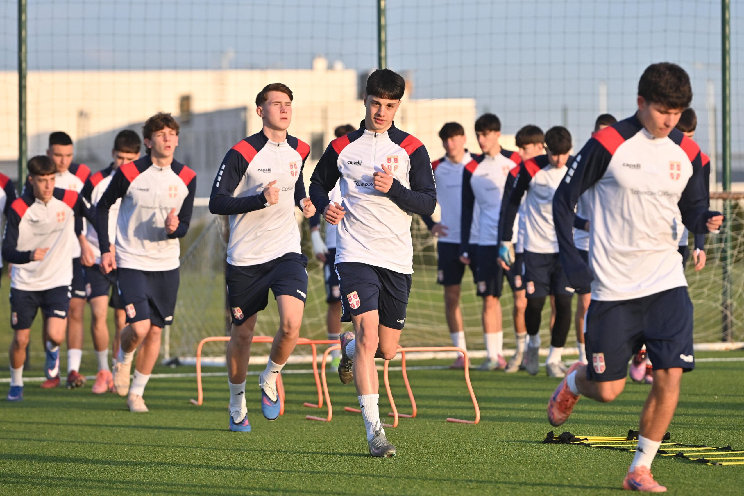 Tadija Samardžić, trening mlade reprezentacije Srbije (U17)