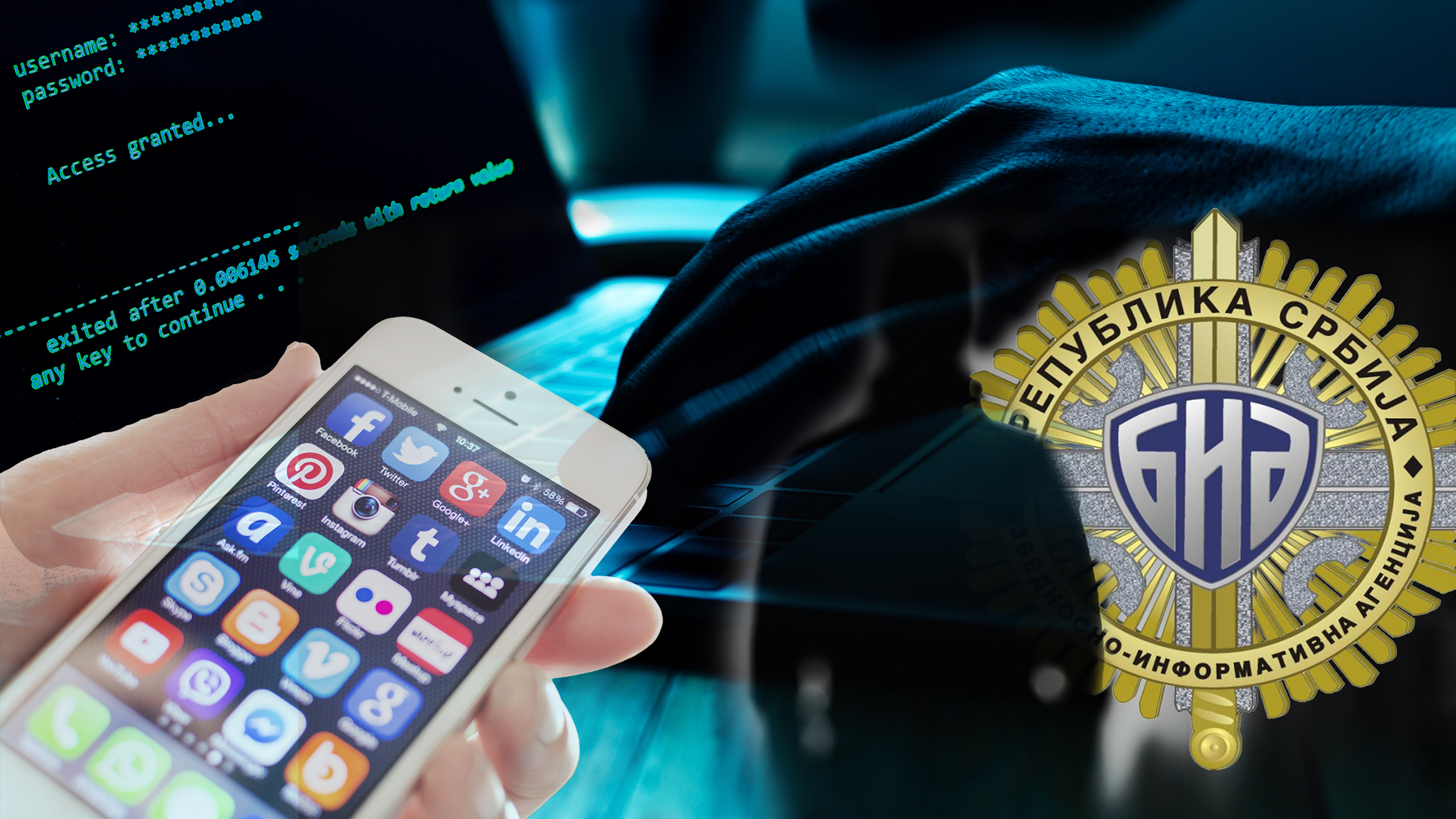 BIA, prisluškivanje, spajveri, zaštita, zloupotreba, Logo BIA, neki mobilni telefon, aplikacije da se vide, neki tajni agent , špijuni, špijuniranje