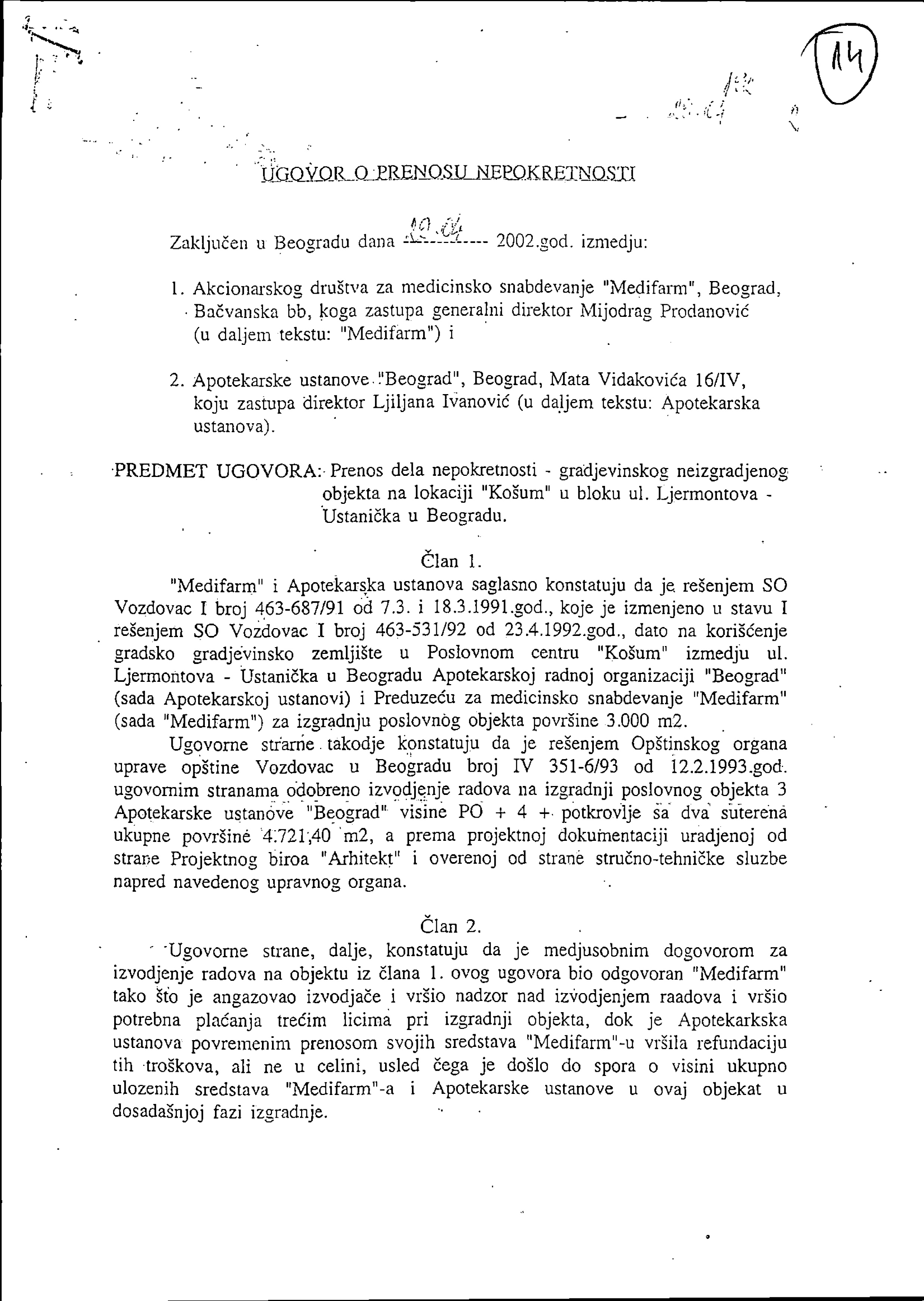 Apoteke Beograd dokumenta, PRILOG 14- ugovor o prenosu nepokretnosti-1.jpg