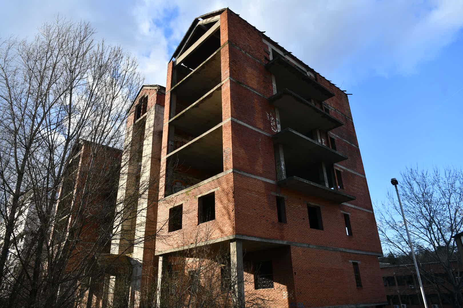 Beograd, 25.02.2026. Zgrada, objekat u Ljermontovoj koji je nekada pripadao preduzeću "Apoteke Beograd"