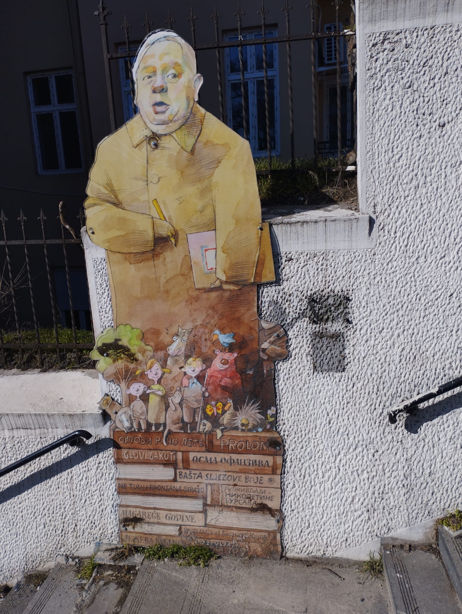 Spomenik Branka Ćopića je PONOVO vandalizovan