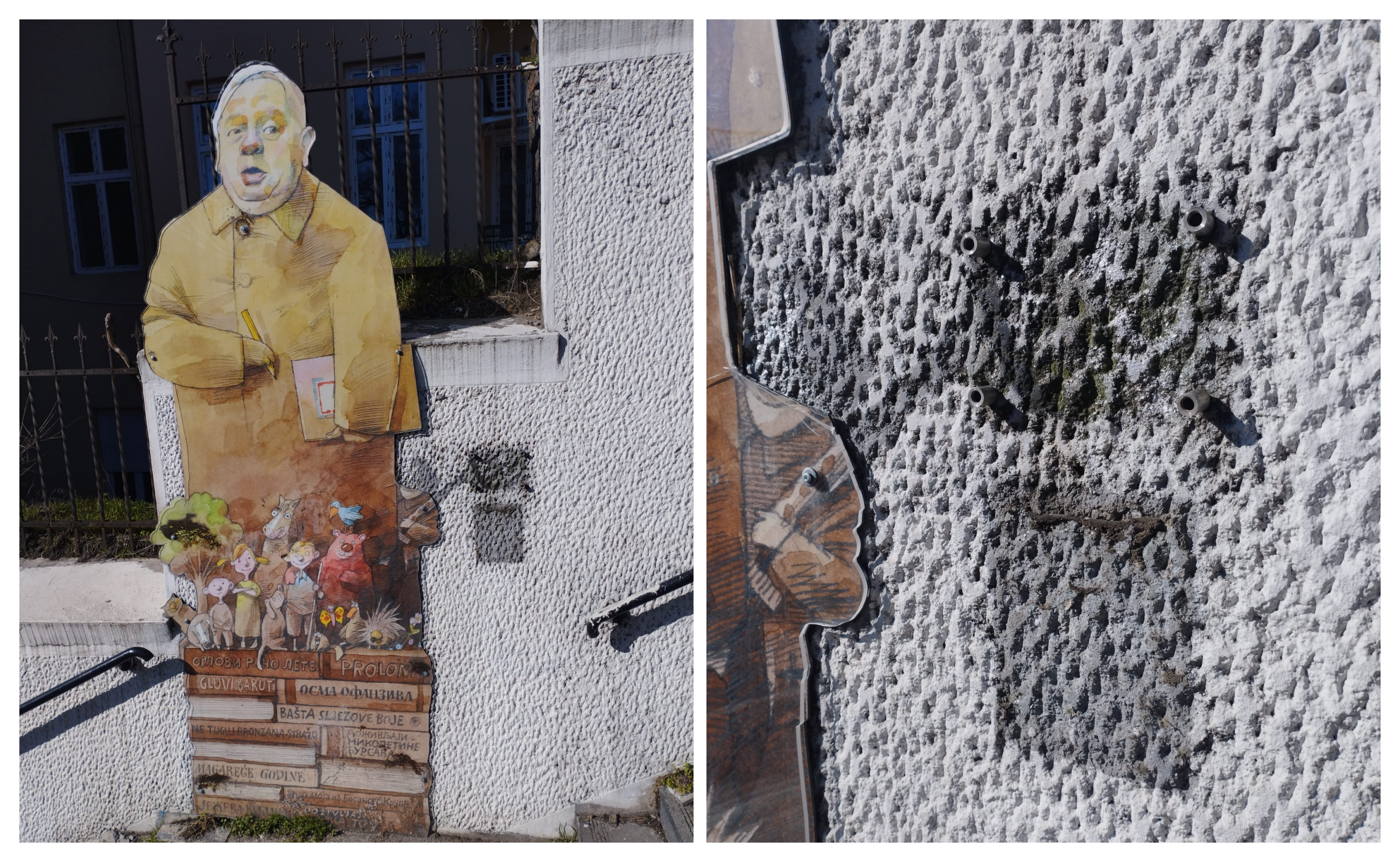 Spomenik Branka Ćopića je PONOVO vandalizovan