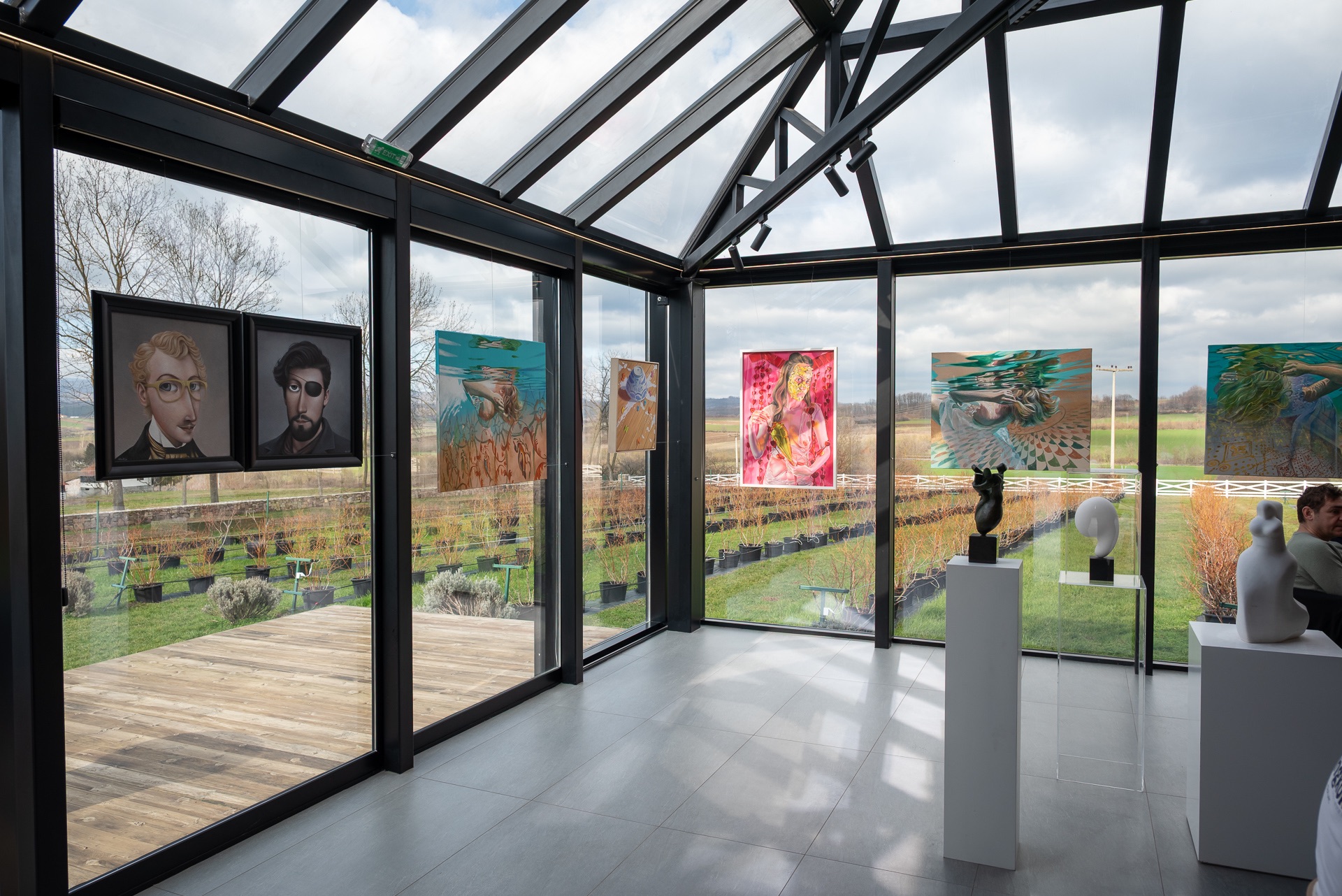 Nevidljivo zajednistvo Galerija Aleksic Mileva Koncept