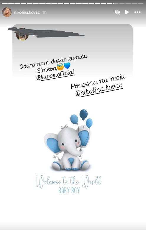 Foto: Printskrin/Instagram/nikolina.kovac