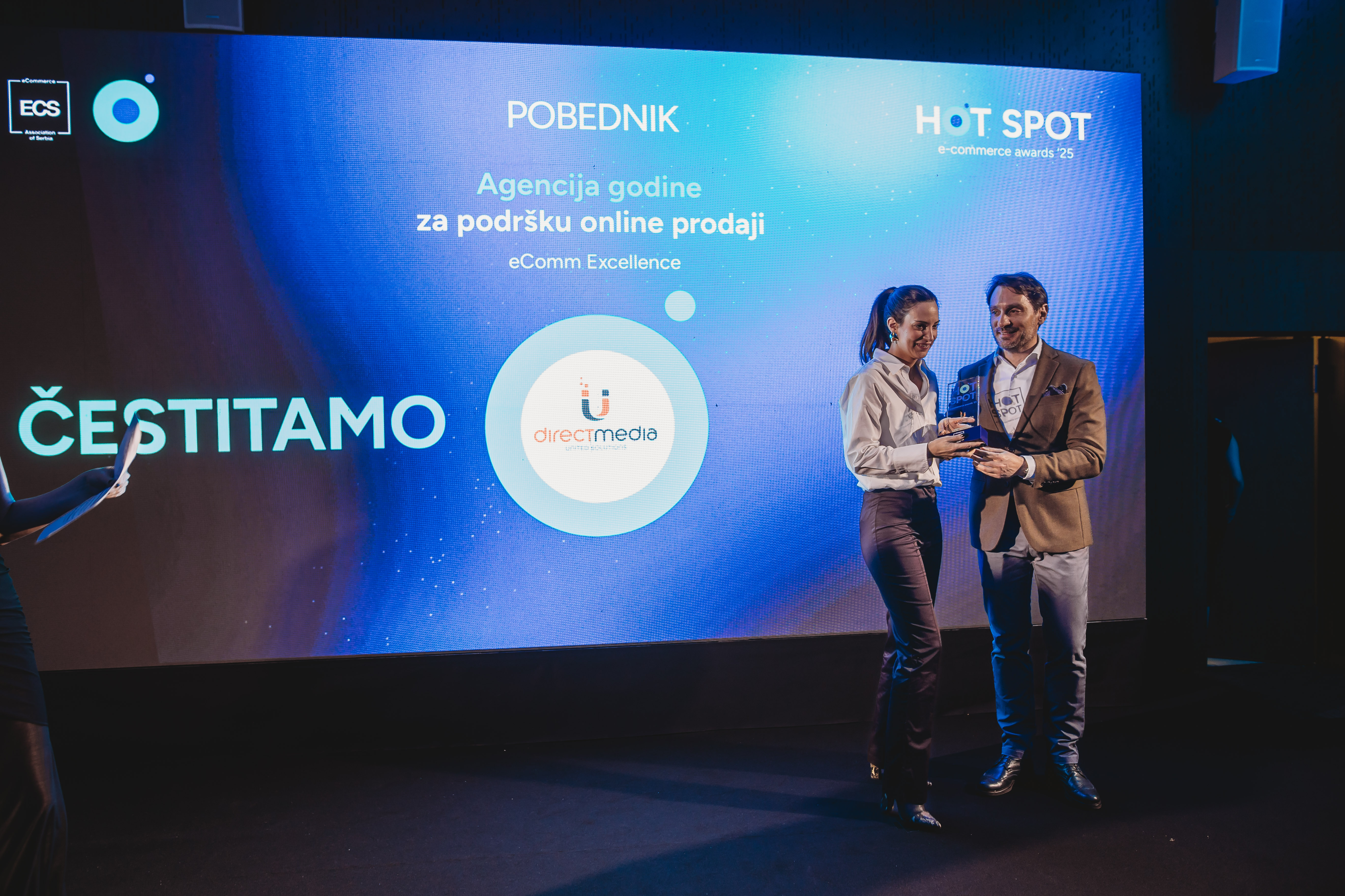 Direct Media HOT SPOT nagrada.jpg, Direct Media - najbolja agencija za podršku online prodaji