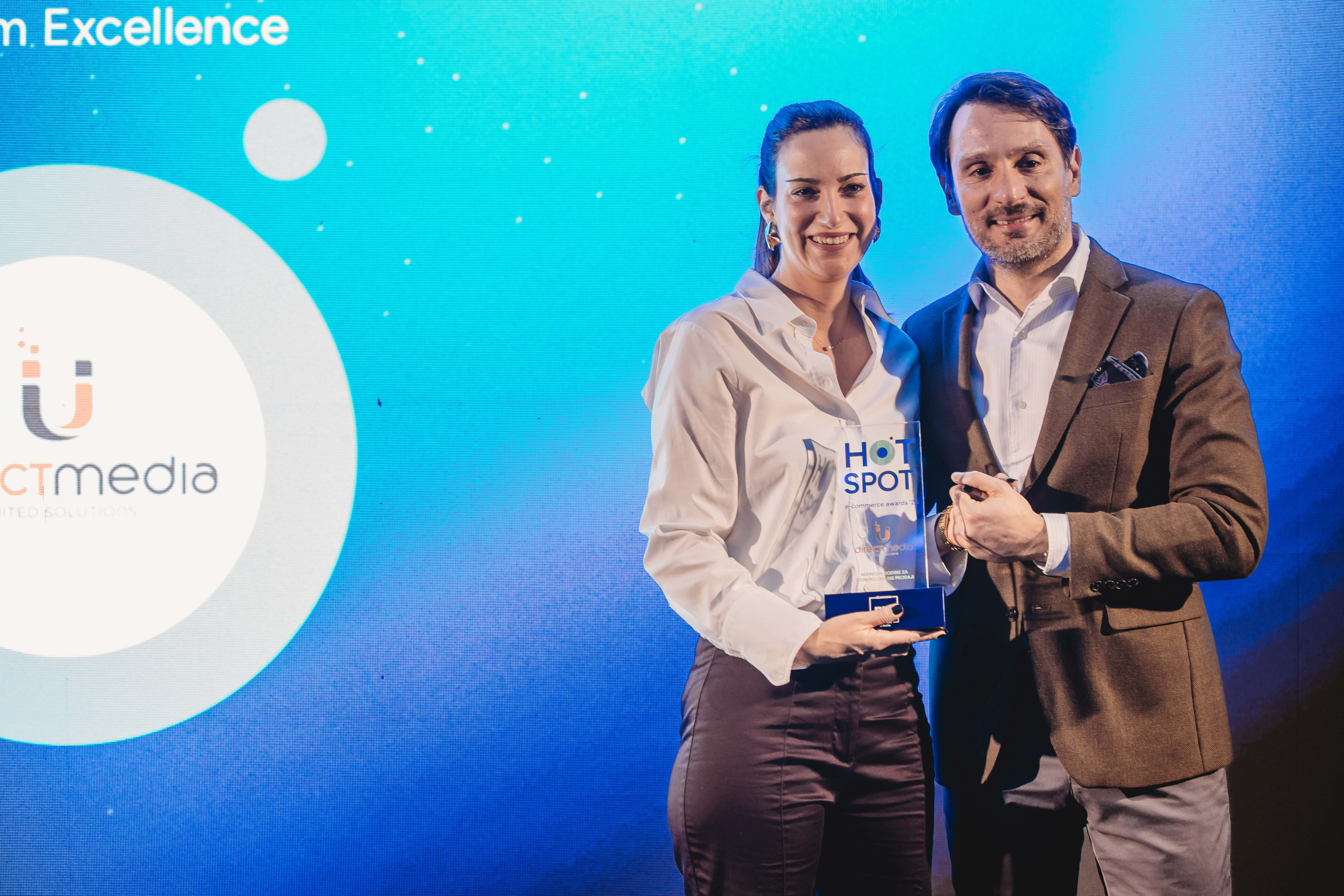 Direct Media HOT SPOT nagrada1.jpg, Direct Media - najbolja agencija za podršku online prodaji