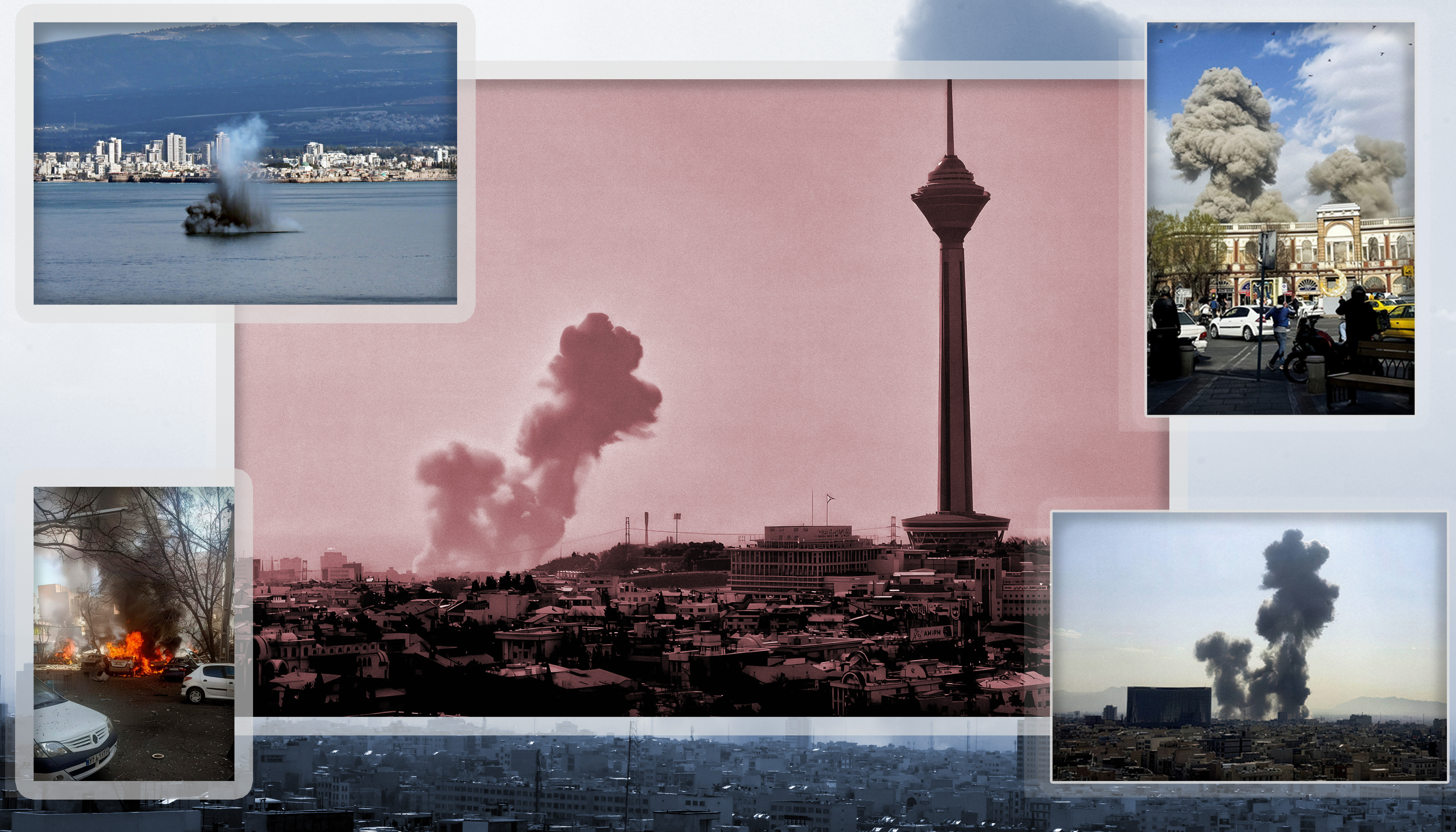 epa12782927 ?Smoke rises in central Tehran after Israel attack, 28 February 2026. Israel launched an attack on Iran on 28 February 2026, described as a "preemptive strike" by Israeli Defence Minister Israel Katz.  EPA/ABEDIN TAHERKENAREH