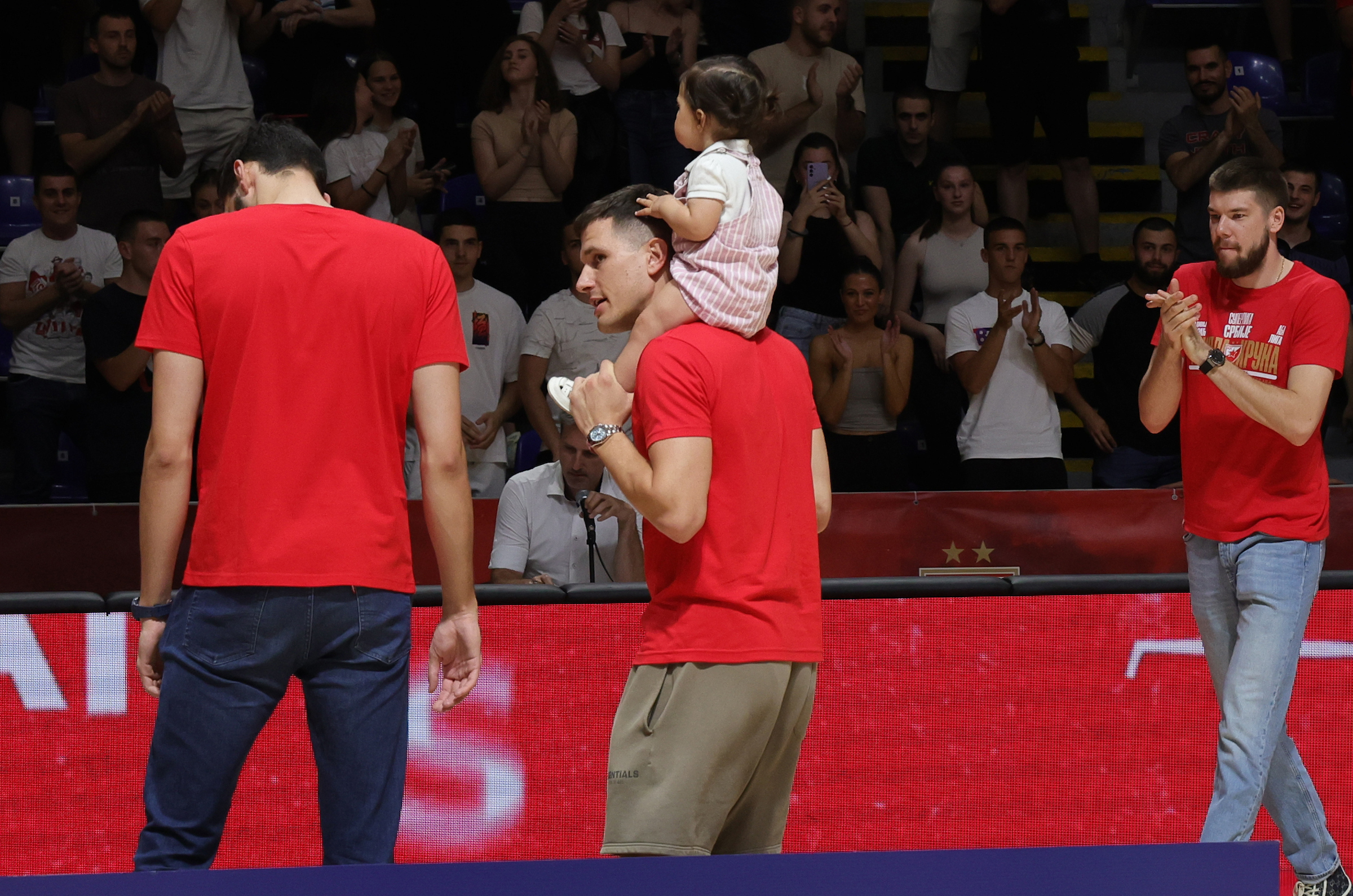 Nemanja Nedović i ćerkica Talia