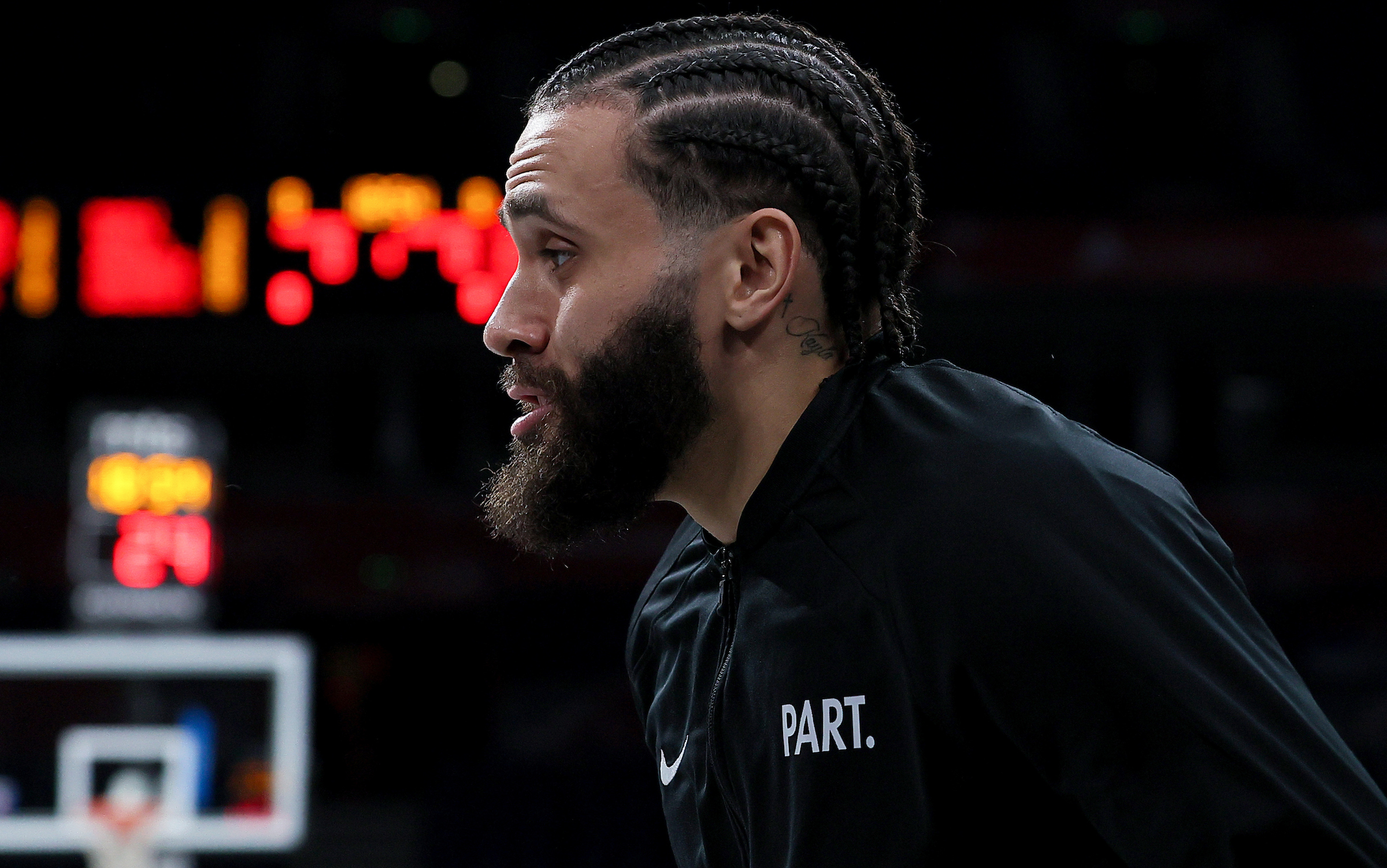 Duane Washington of Partizan during Partizan v Buducnost