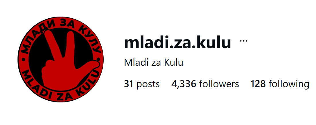 Mladi za Kulu, lažni, lažna studentska lista