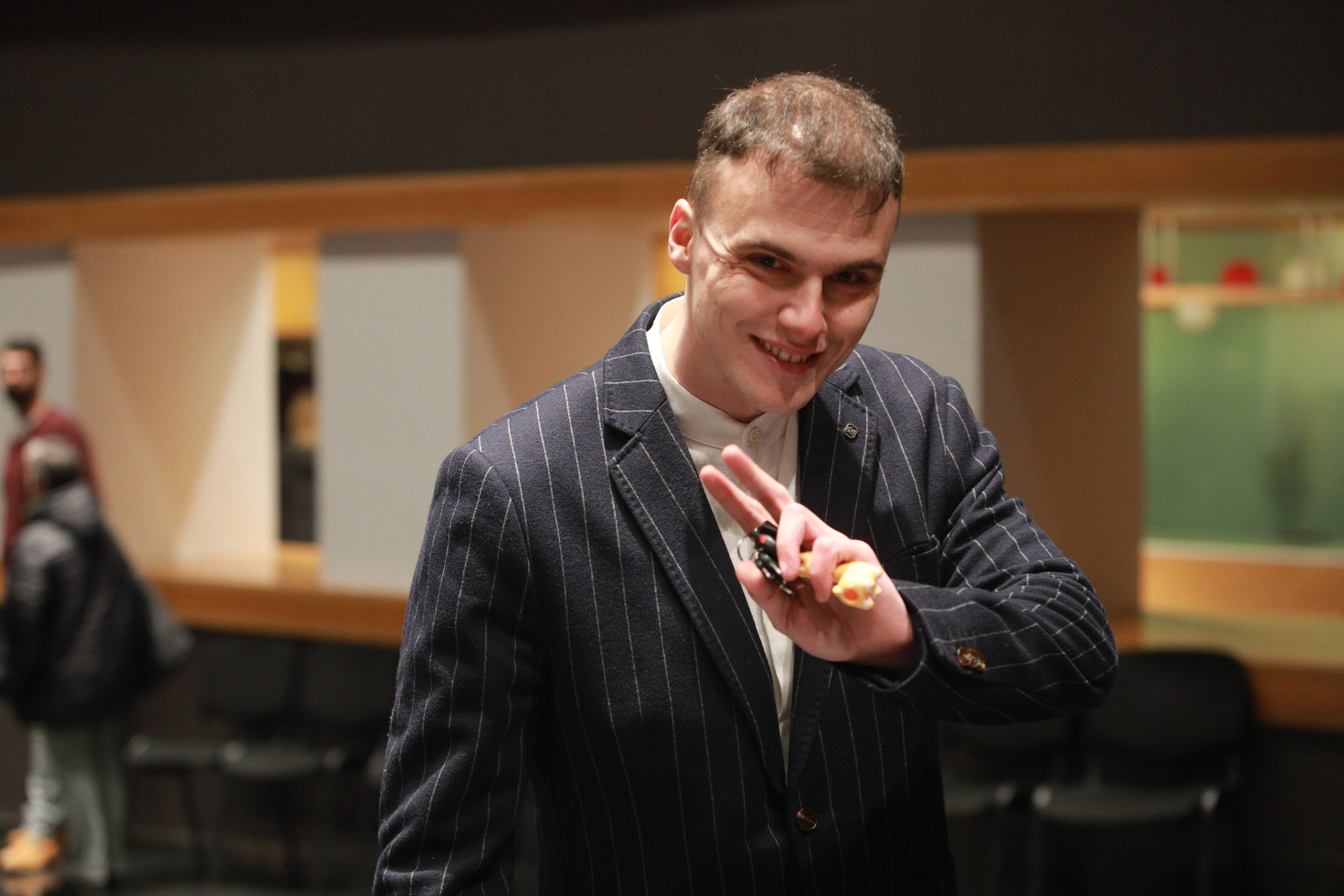 Premijera predstave "Sveti Georgije ubija Azdahu" nastale po komadu Dusana Kovacevica, u reziji Milana Neskovica odrzana je u Jugoslovenskom dramskom pozoristu. Photo: Milos Tesic/ATAImages