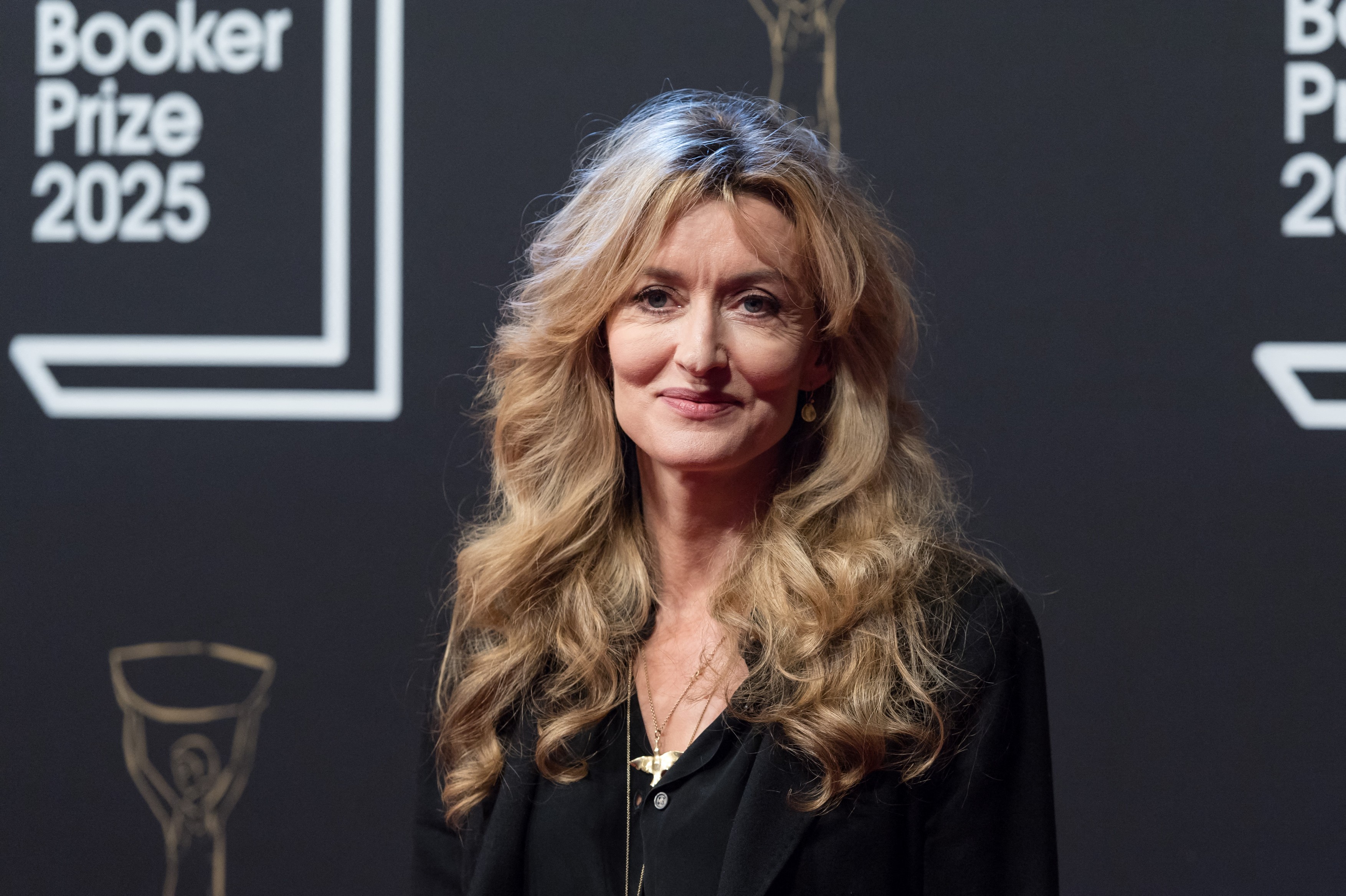 LONDON, UNITED KINGDOM - NOVEMBER 10: Natascha McElhone attends the Booker Prize 2025 winner ceremony at Old Billingsgate in London, United Kingdom on November 10, 2025. The Booker Prize is the world’s most significant award