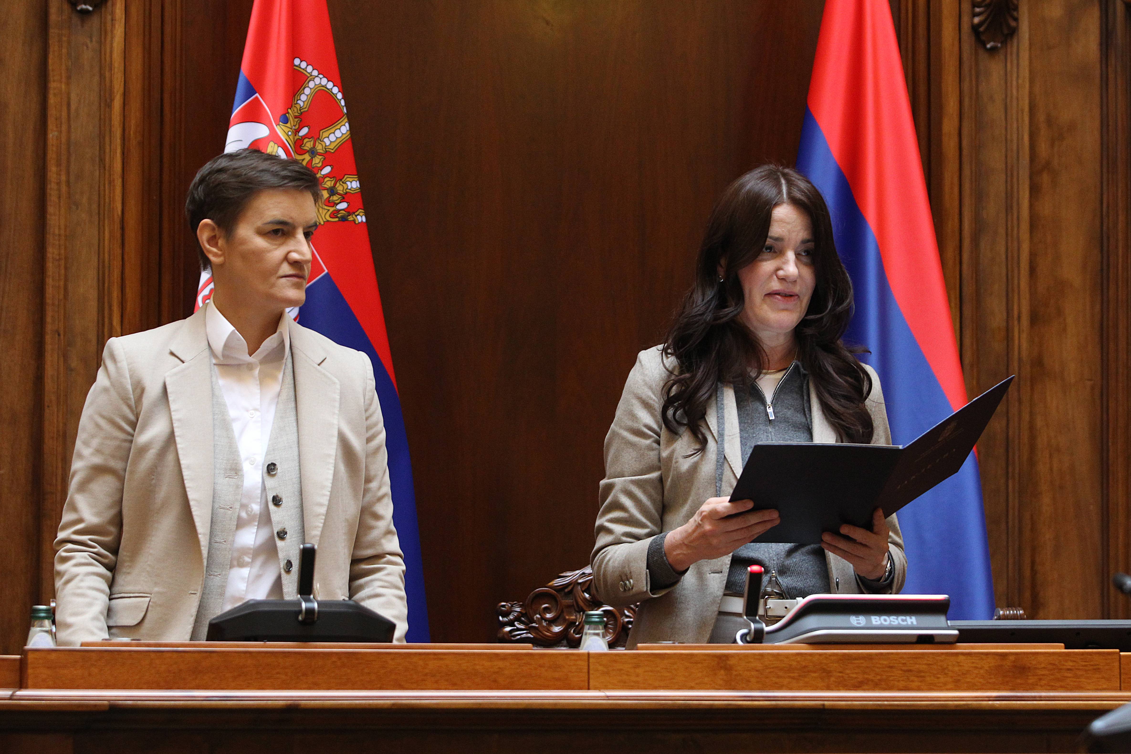 Sudije izabrane odlukom Visokog saveta sudstva polozile se zakletvu  ana brnabić jasmina vasović