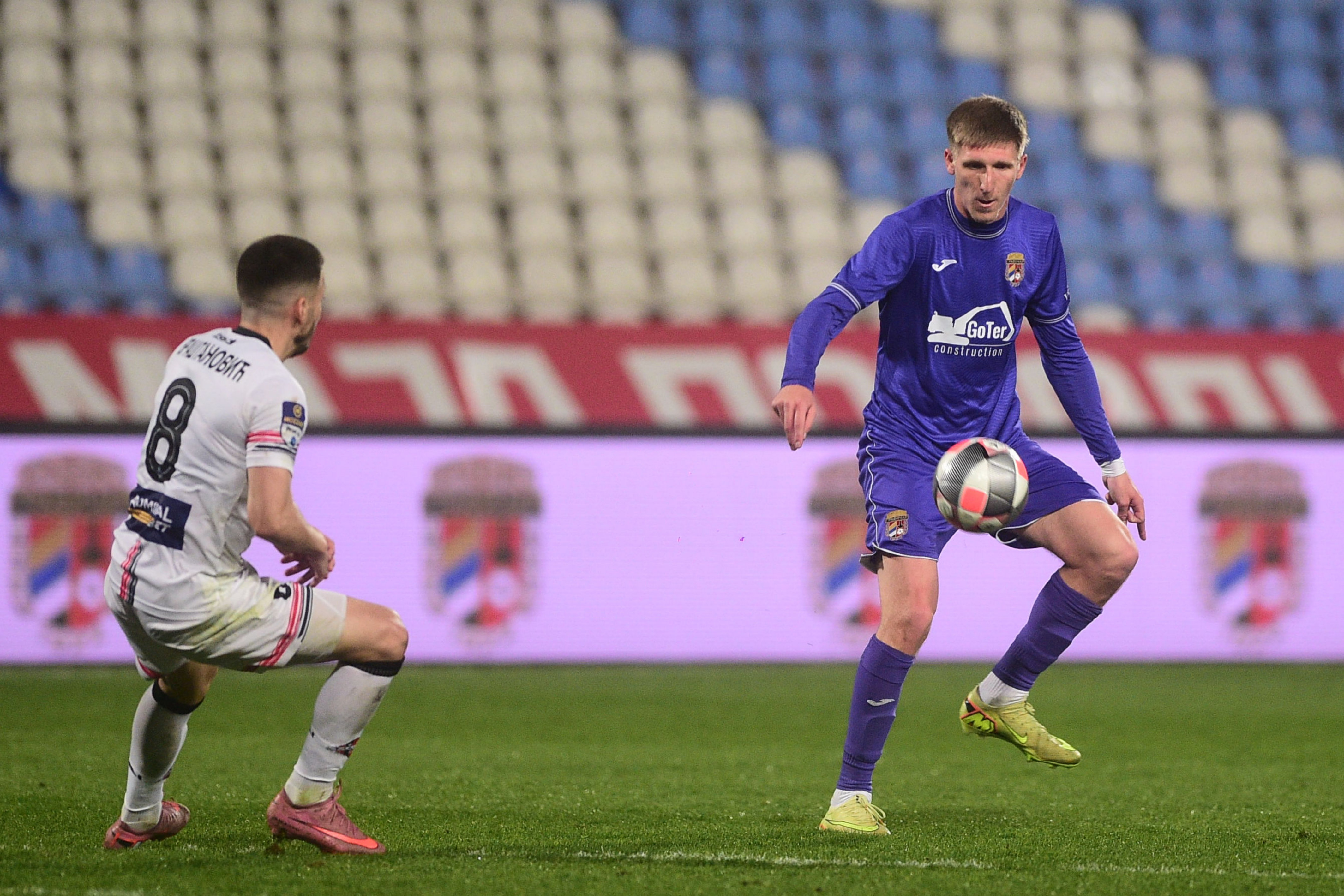 Serbian quarter final 2025/26 cup match between FC Graficar and FC Macva played at Rajko Mitic stadium, 04.03.2026, Belgrade, Serbia. (Photo by Dusan Milenkovic/Starsport.rs ©)
