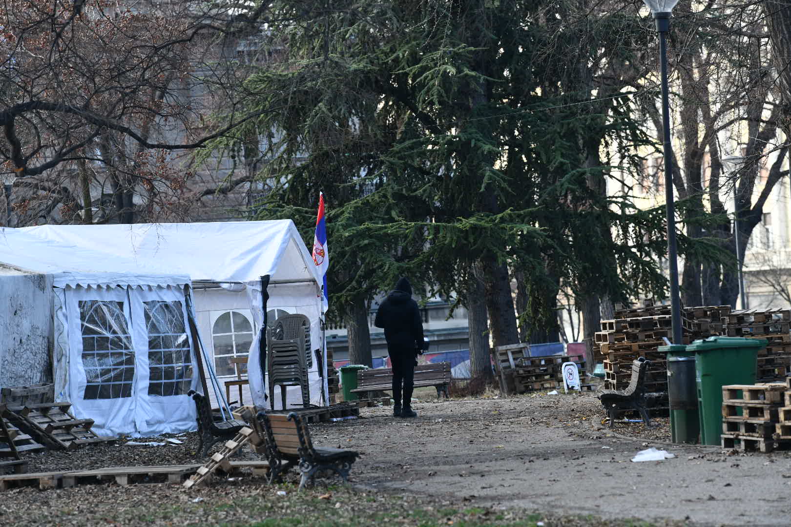 Beograd 28. decembar 2025. Satrosko nehigijensko naselje Pionirski park, Ćacilend Foto:Goran Srdanov