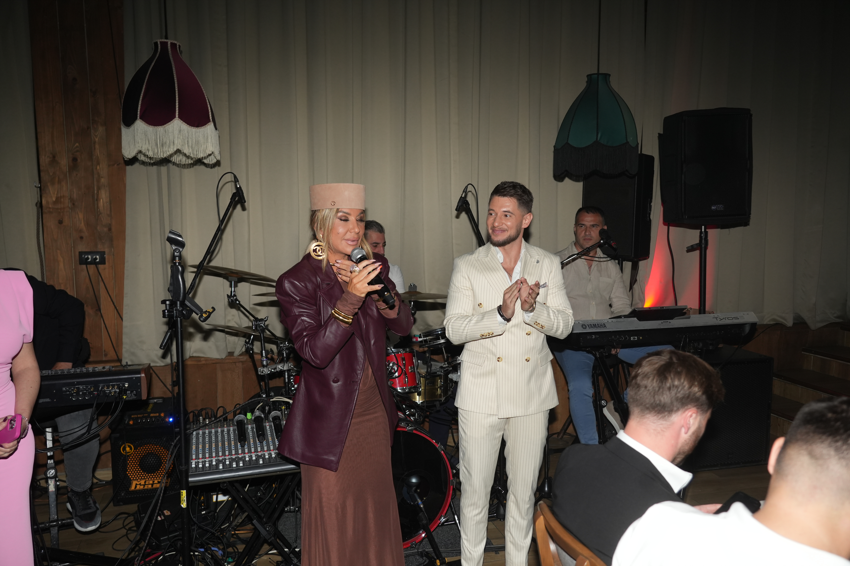 Promocija duetske pesme "Tako blizu" Ive Bojanovic i Joce Stefanovica odrzana je u retoranu Tradicija. Photo: Antonio Ahel/ATAImages