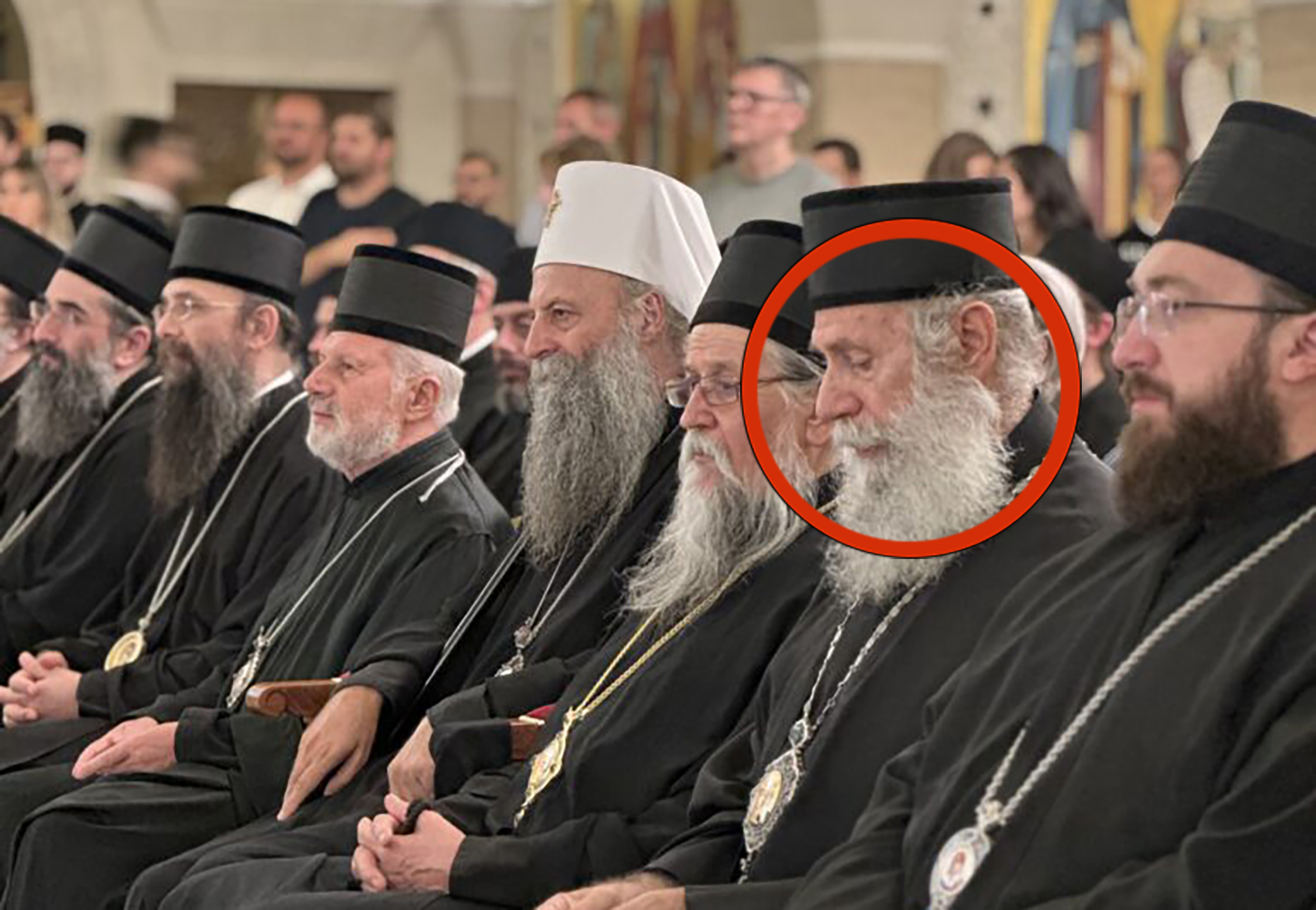 Patrijarh porfirije i aleksej bogicevic  vikarnog episkopa Alekseja Bogićevića