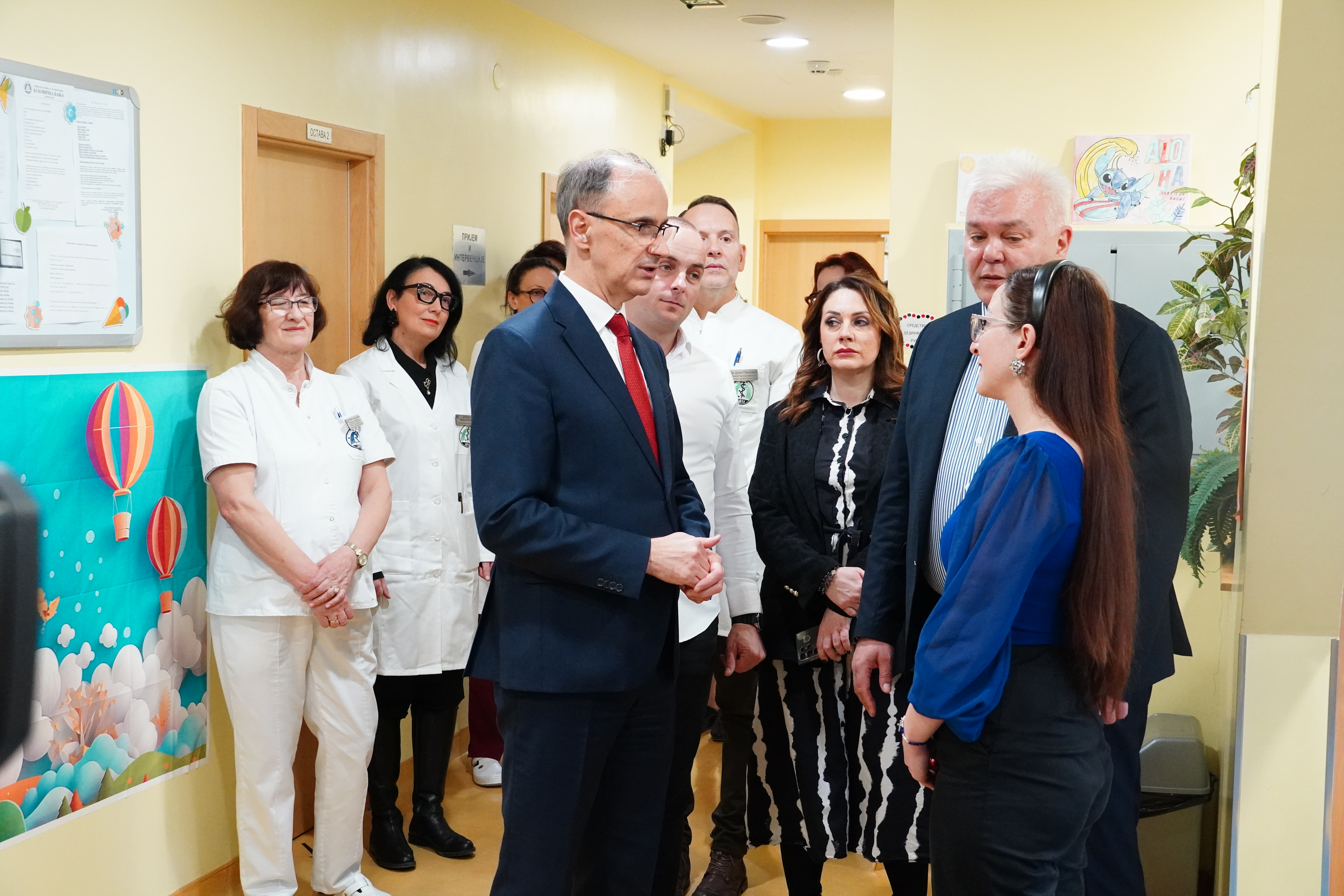 03, mart 2026, Arandjelovac - Predsednik Vlade Repubilke Srbije prof. dr Djuro Macut poceo je posetu Arandjelovcu obilaskom Specijalne bolnice za rehabilitaciju "Bukovicka banja". Photo: Stanislav Nedelja/ATAImages