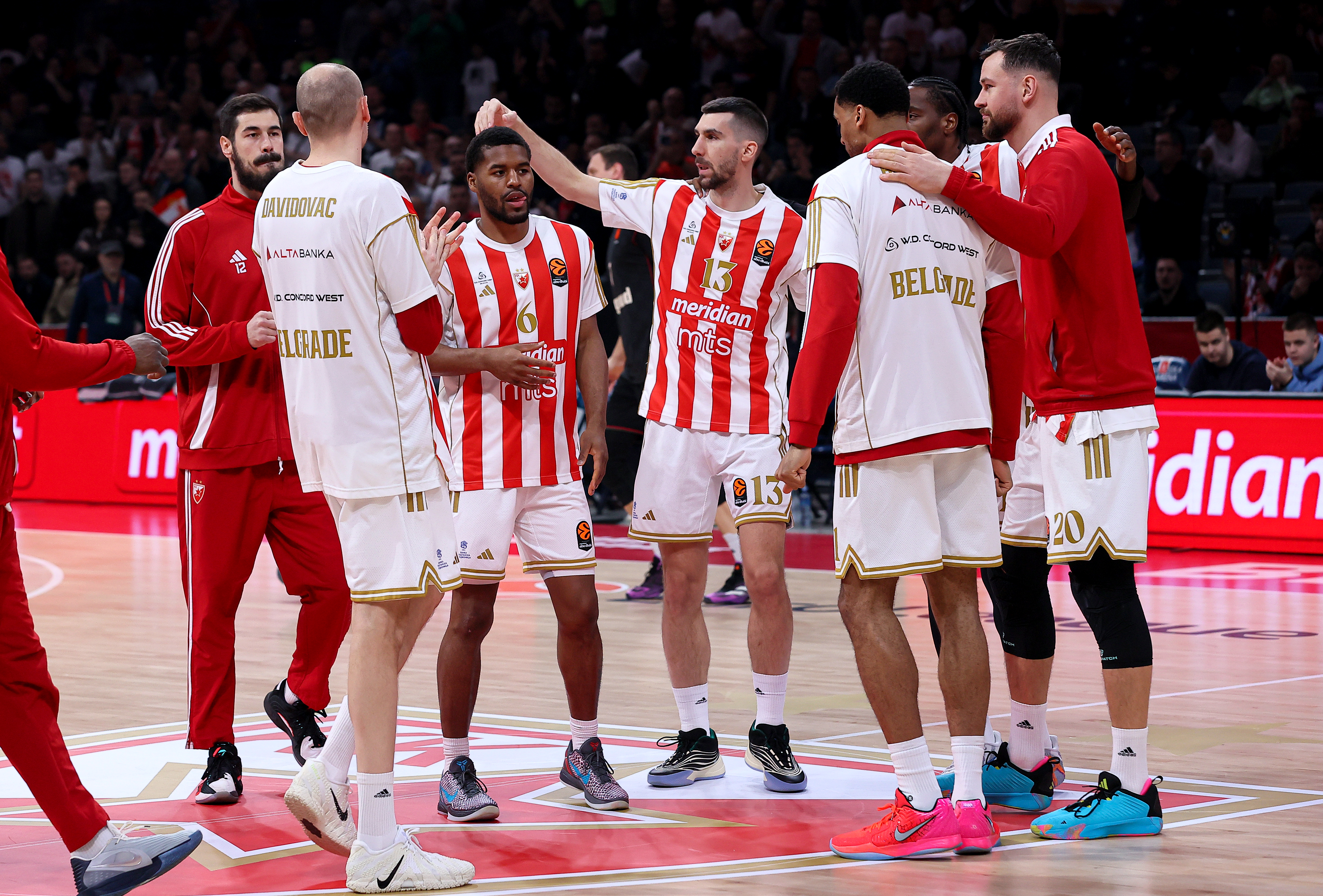 during Crvena Zvezda v Bayern basketball match of Euroleague season 2025/2026