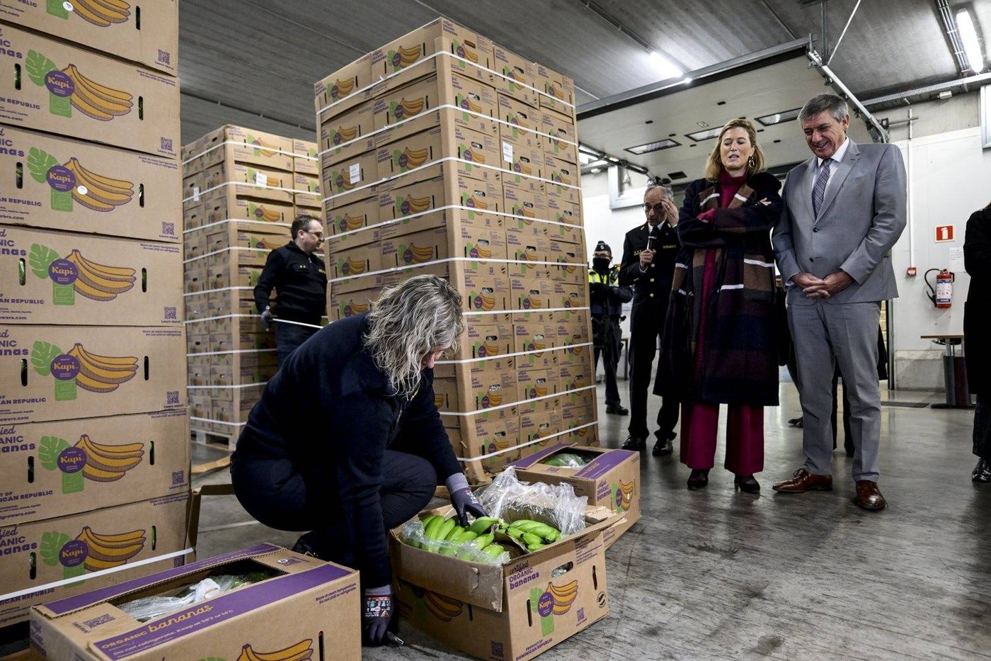 Carina u Antverpenu traži kokain među bananama profimedia-1067969800
