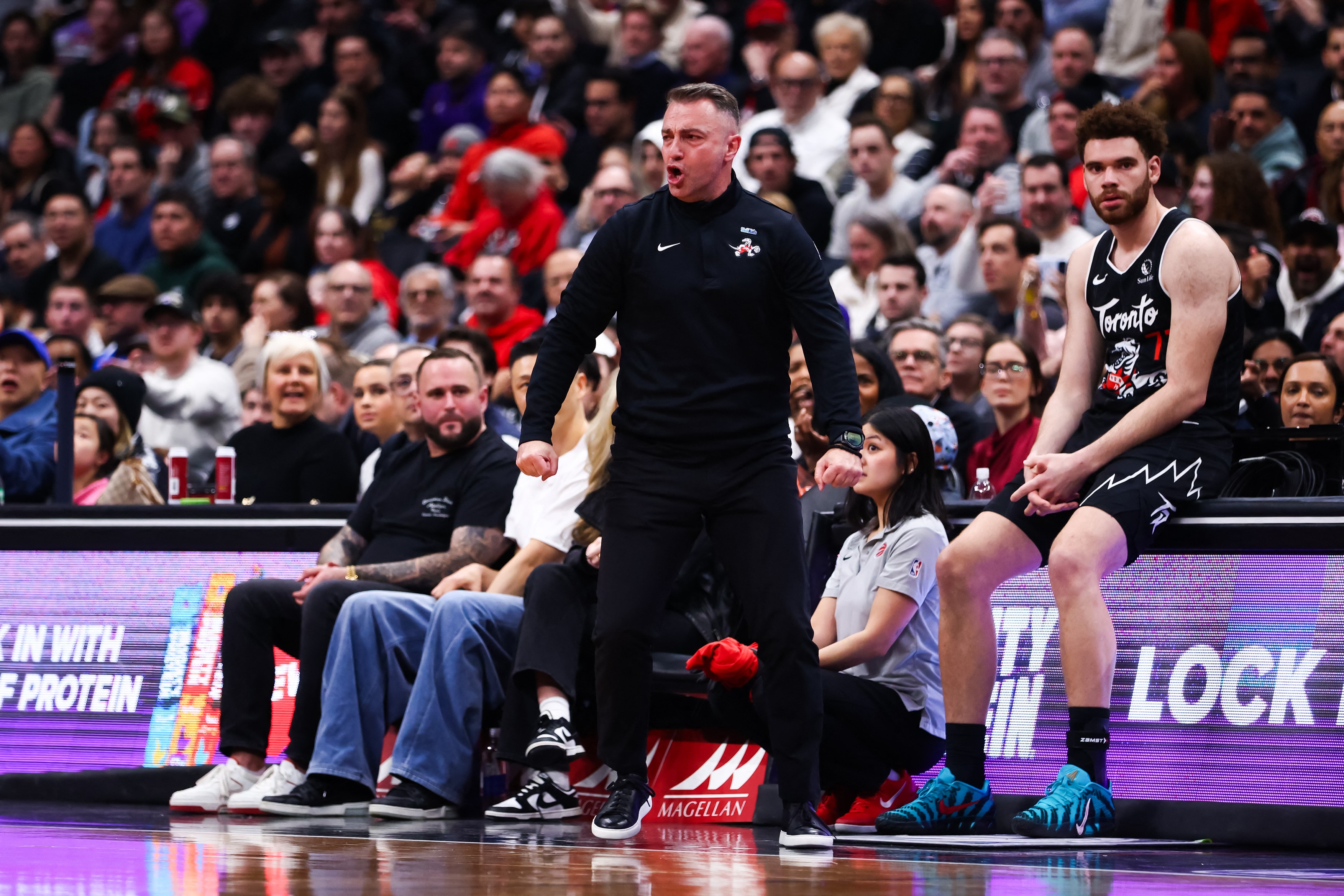 Head coach Darko Rajakovic of the Toronto Raptors