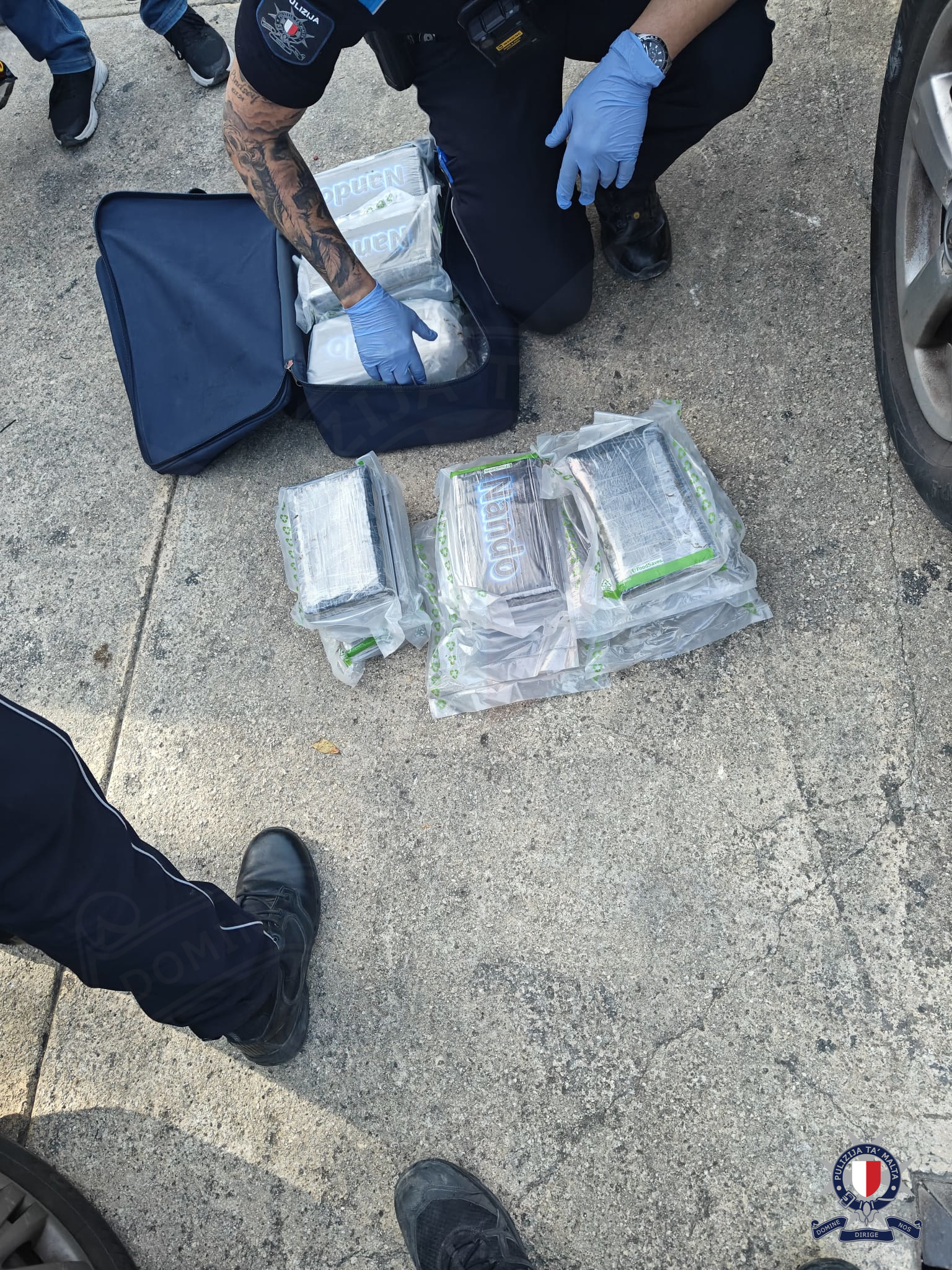 malta droga kokain hapšenje foto Pulizija ta malta (1).jpg