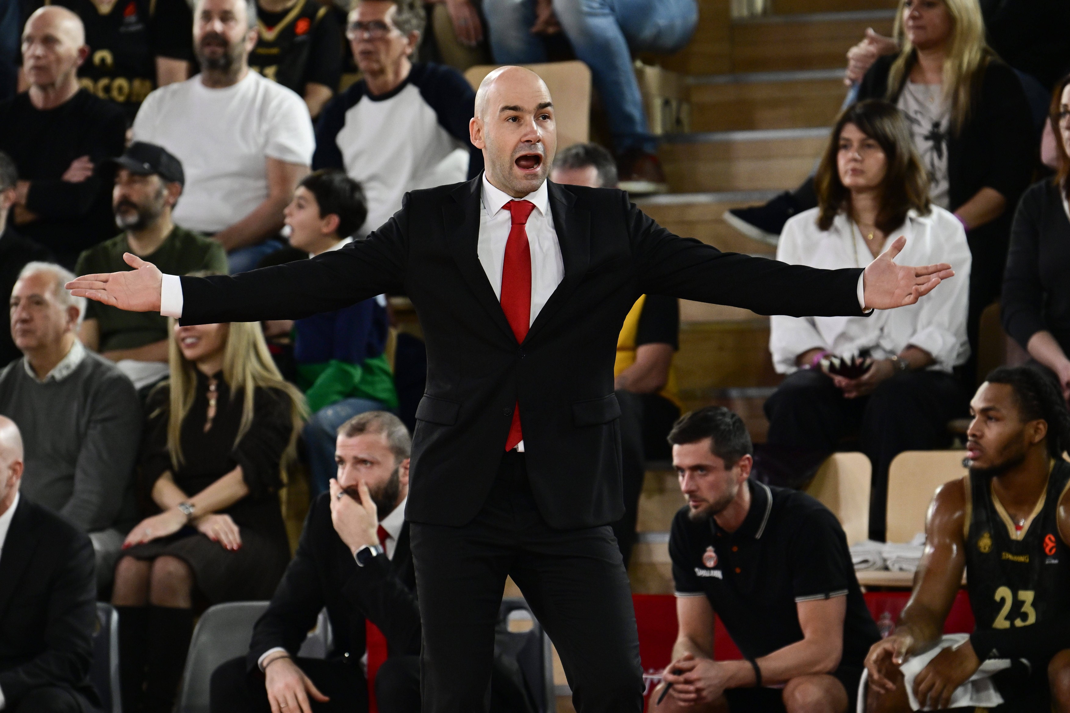 Vassilis Spanoulis (Coach AS Monaco) - Turkish Airlines EuroLeague