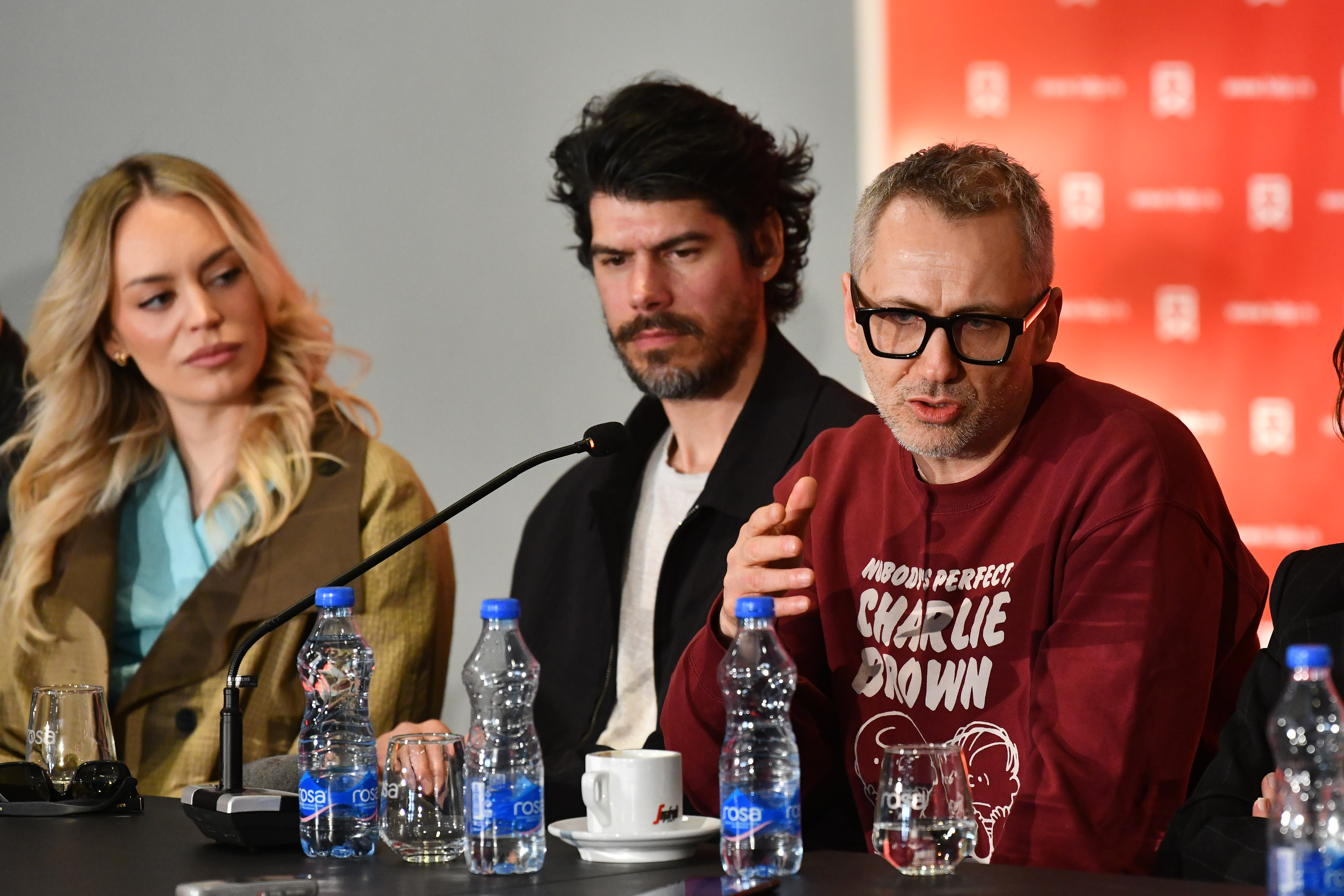 Beograd 11. mart 2026. Konferencija za novinare u Beogradskom dramskom pozorištu povodom premijere predstave Crno zlato Foto:Goran Srdanov/Nova.rs