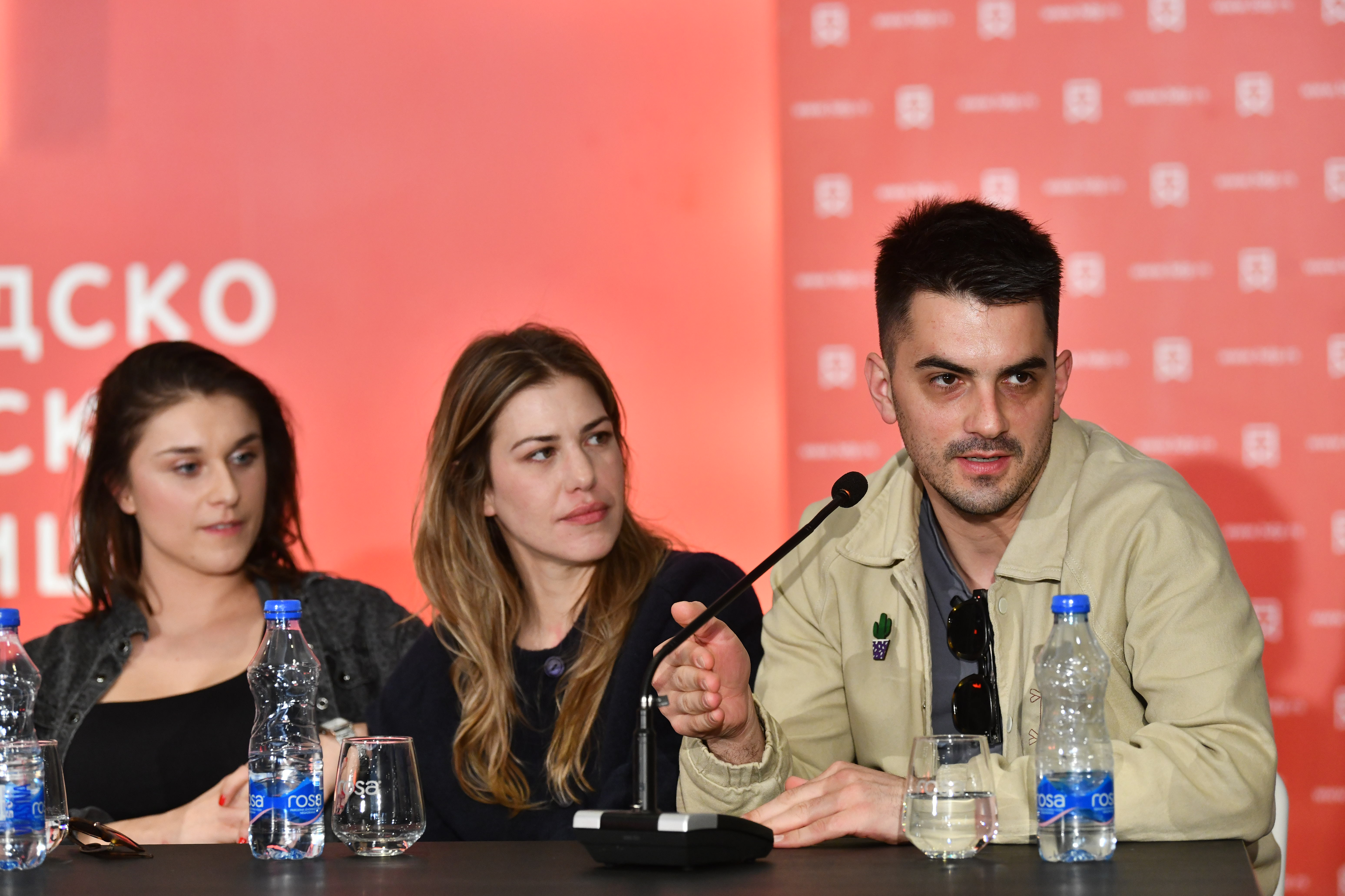 Beograd 11. mart 2026. Konferencija za novinare u Beogradskom dramskom pozorištu povodom premijere predstave Crno zlato Foto:Goran Srdanov/Nova.rs