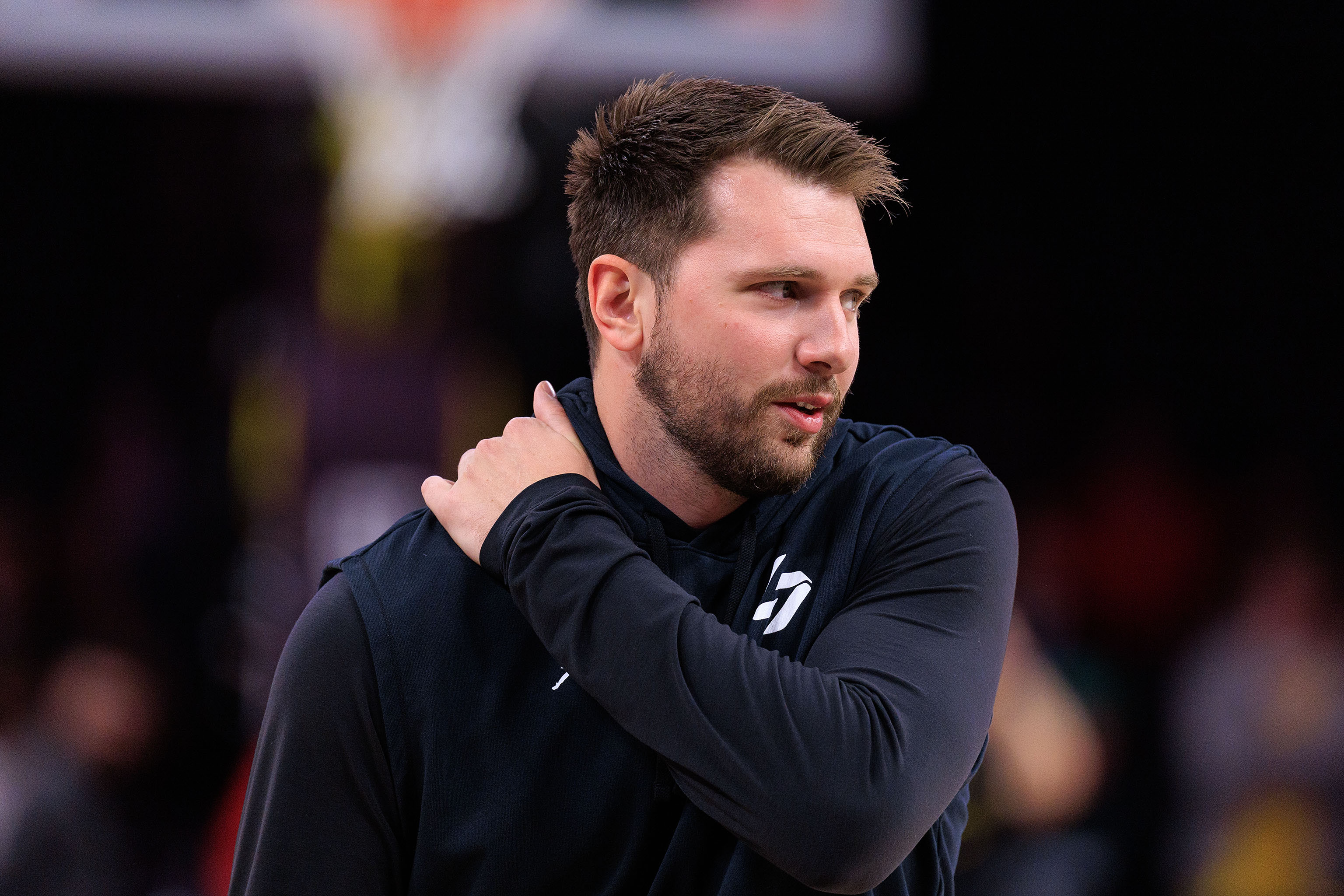 NBA 2026, Luka Doncic #77, Slovenian guard of the Los Angeles Lakers, during warmups for the regular season match