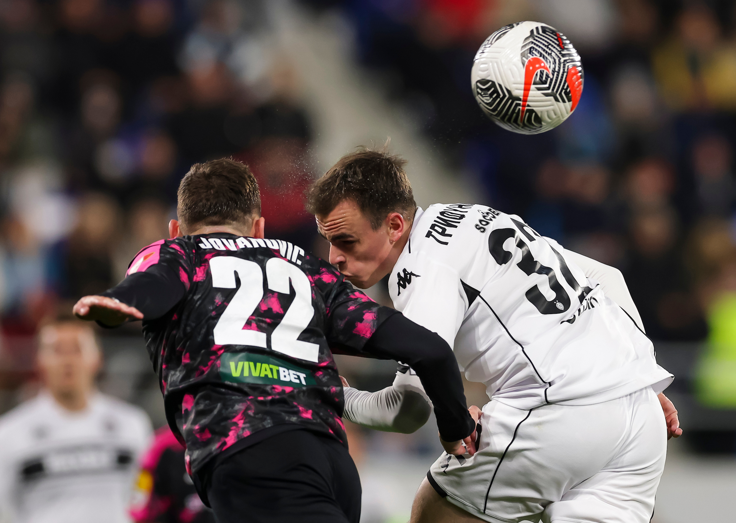 Stefan Jovanovic (L) of TSC