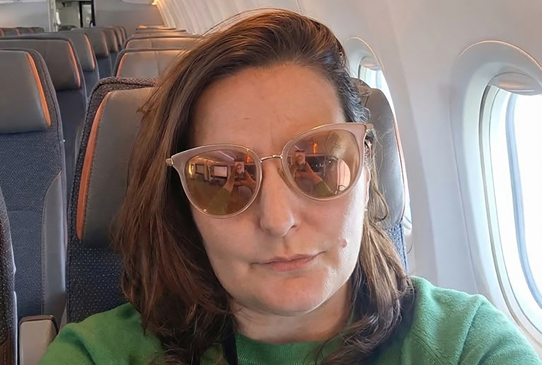 Jedina putnica na letu za Dubai.jpg